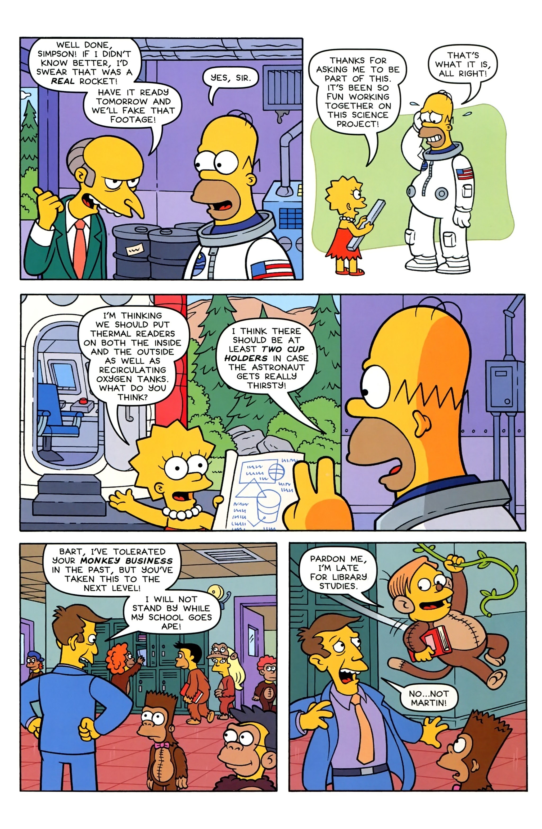 Read online Simpsons Comics comic -  Issue #244 - 17