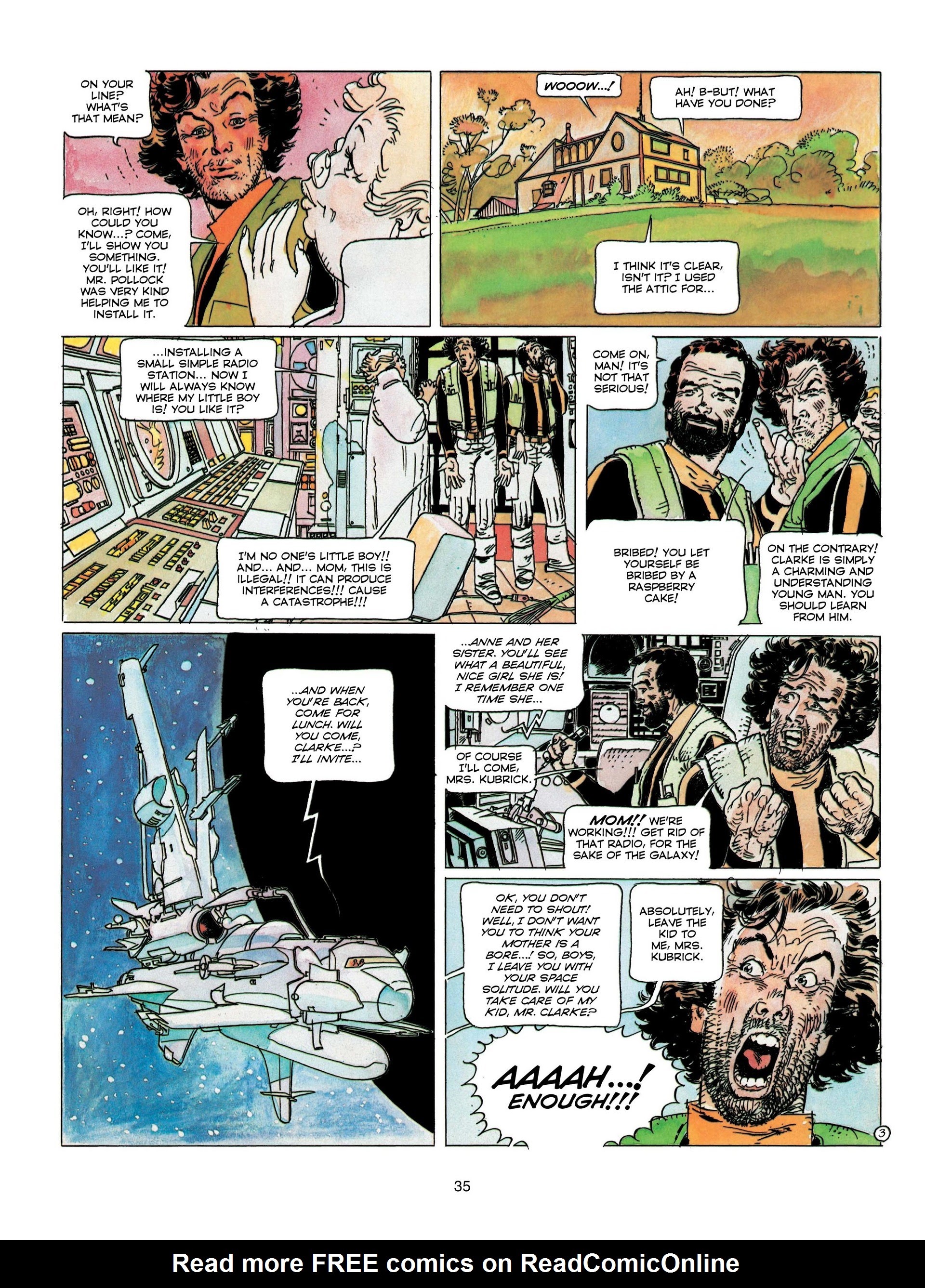 Read online Clarke and Kubrick comic -  Issue #1 - 36