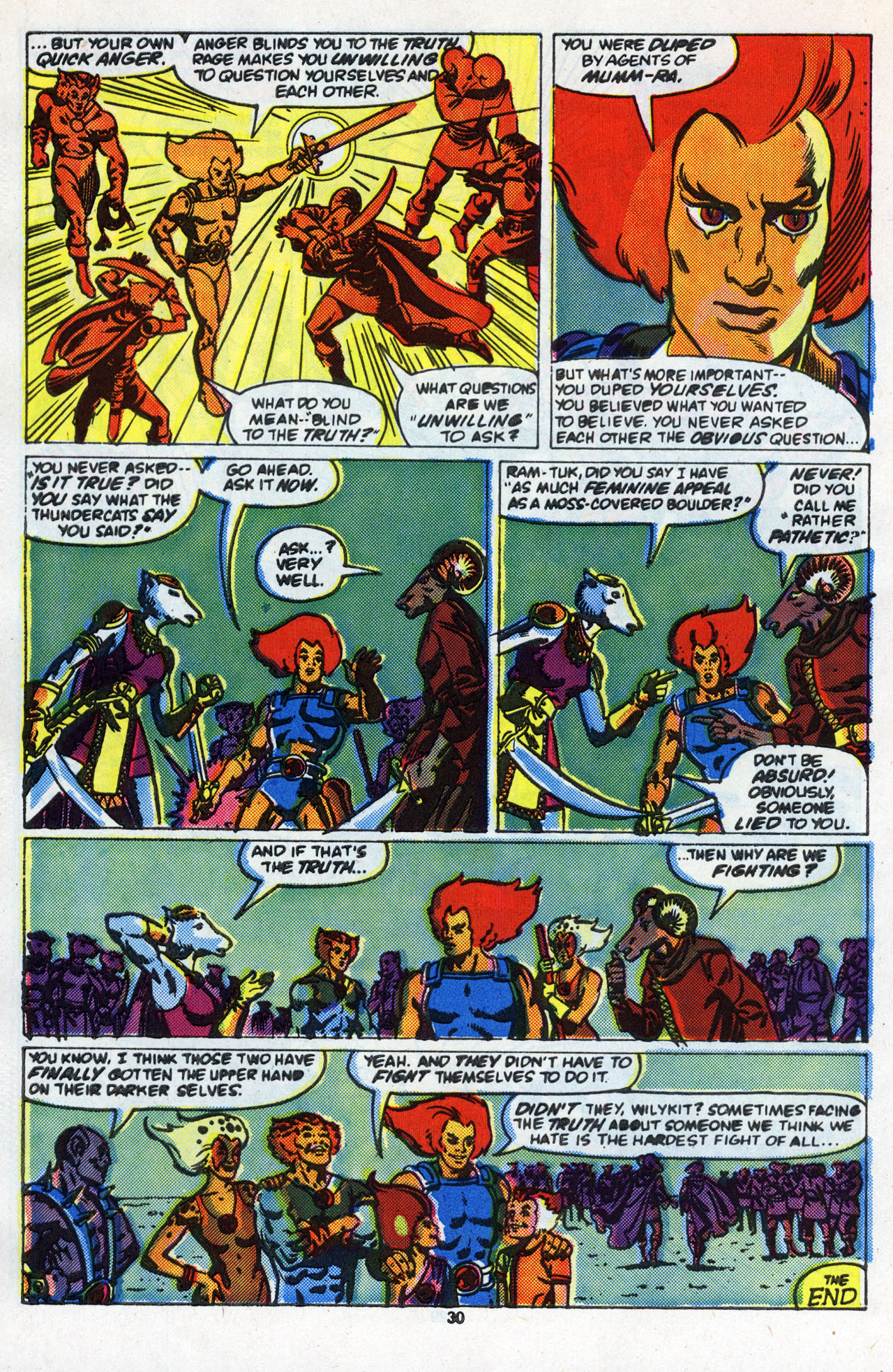 Read online ThunderCats (1985) comic -  Issue #24 - 32