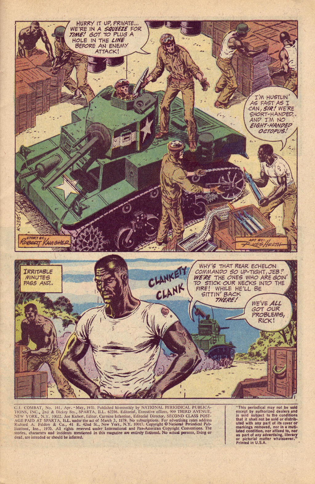 Read online G.I. Combat (1952) comic -  Issue #141 - 3
