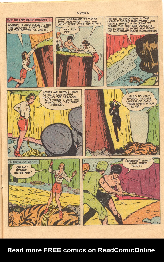 Read online Nyoka the Jungle Girl (1945) comic -  Issue #58 - 17