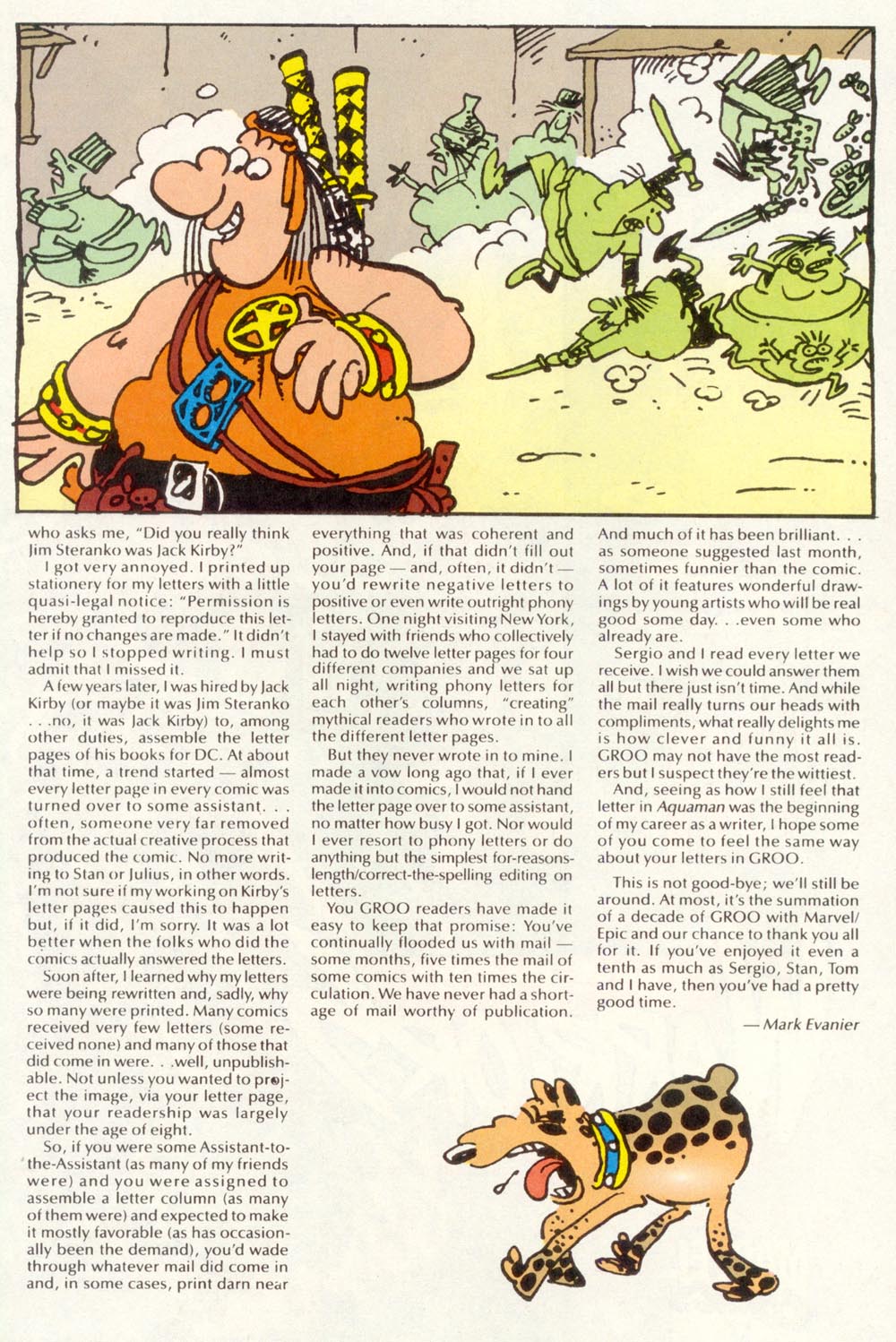 Read online Sergio Aragonés Groo the Wanderer comic -  Issue #120 - 31