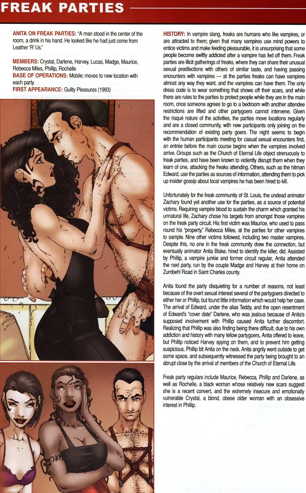 Anita Blake, Vampire Hunter: Guilty Pleasures Handbook issue Full - Page 16