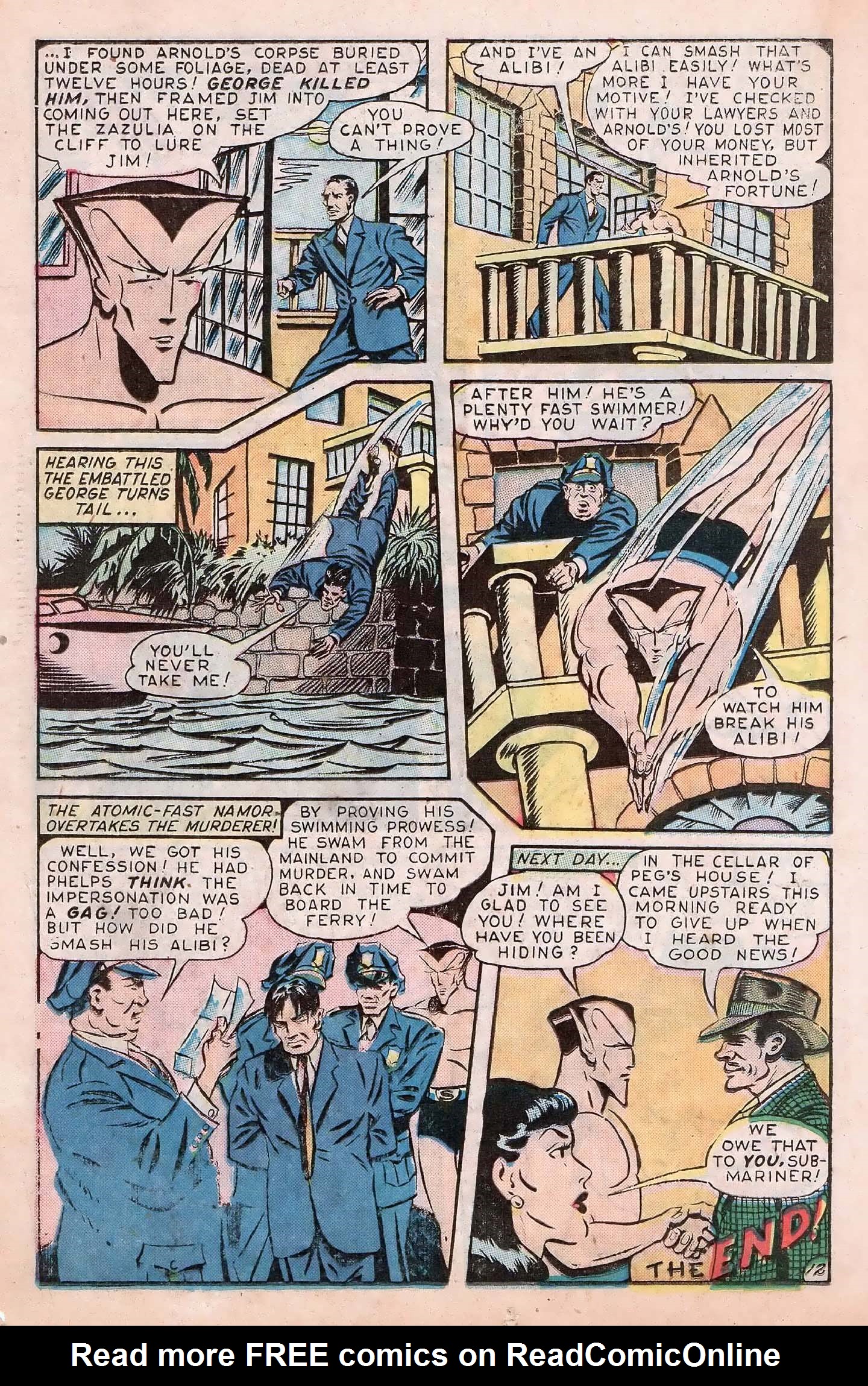 Read online Marvel Mystery Comics comic -  Issue #81 - 25