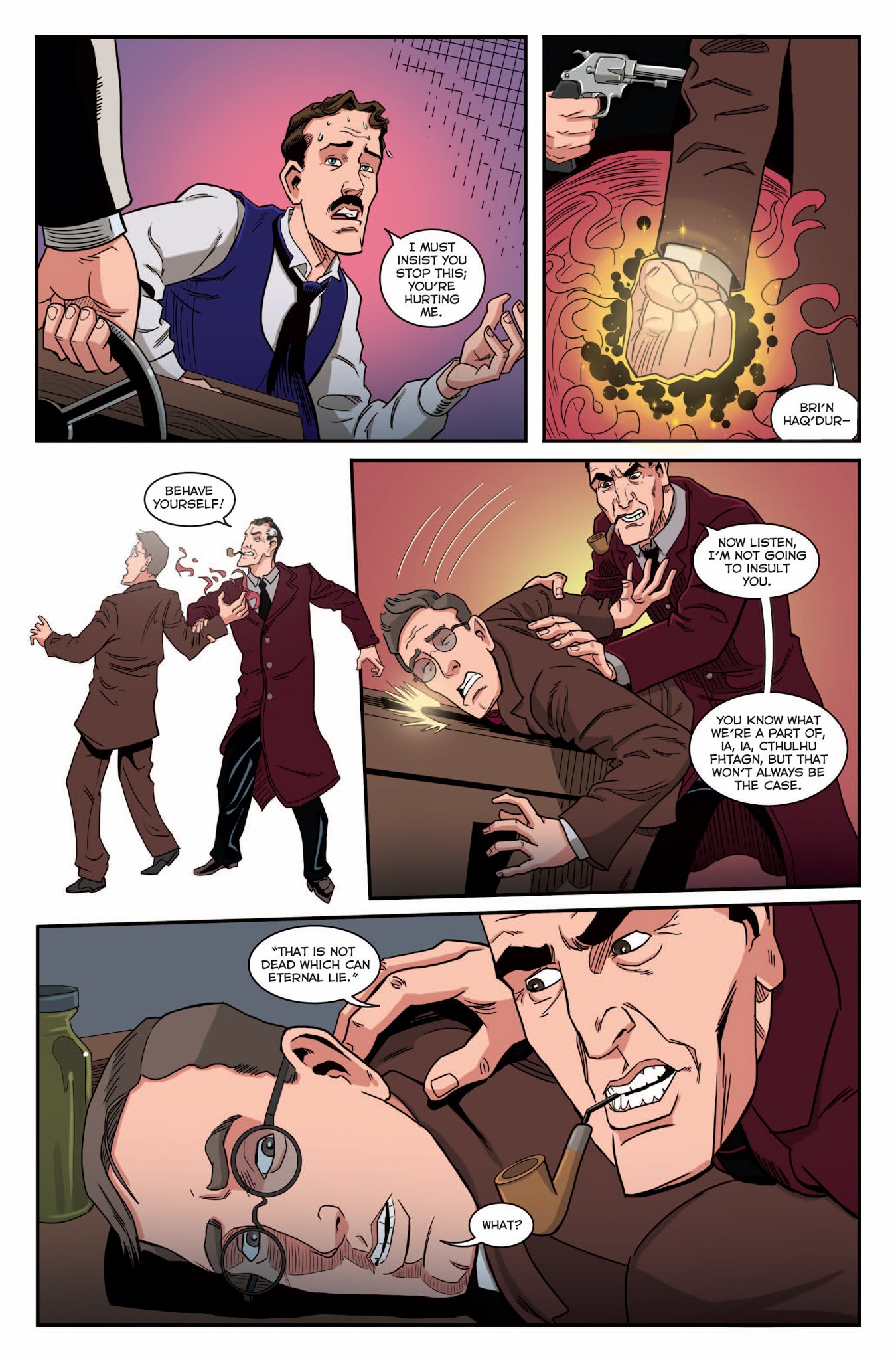 Read online Herald: Lovecraft and Tesla comic -  Issue #3 - 7