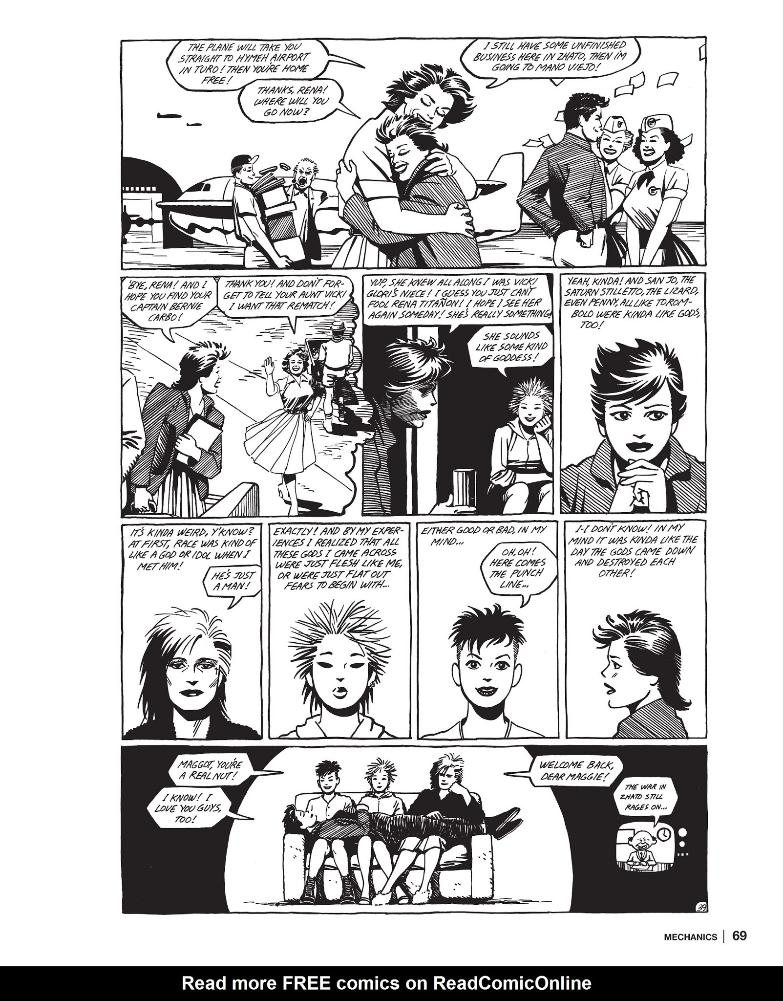 Read online Maggie the Mechanic: The Love & Rockets Library - Locas comic -  Issue # TPB (Part 1) - 69