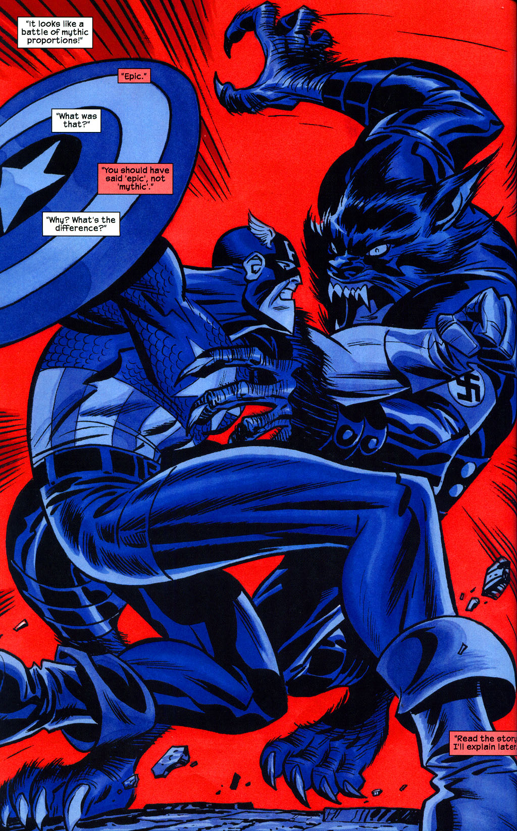 Read online Captain America: Red, White & Blue comic -  Issue # TPB - 25