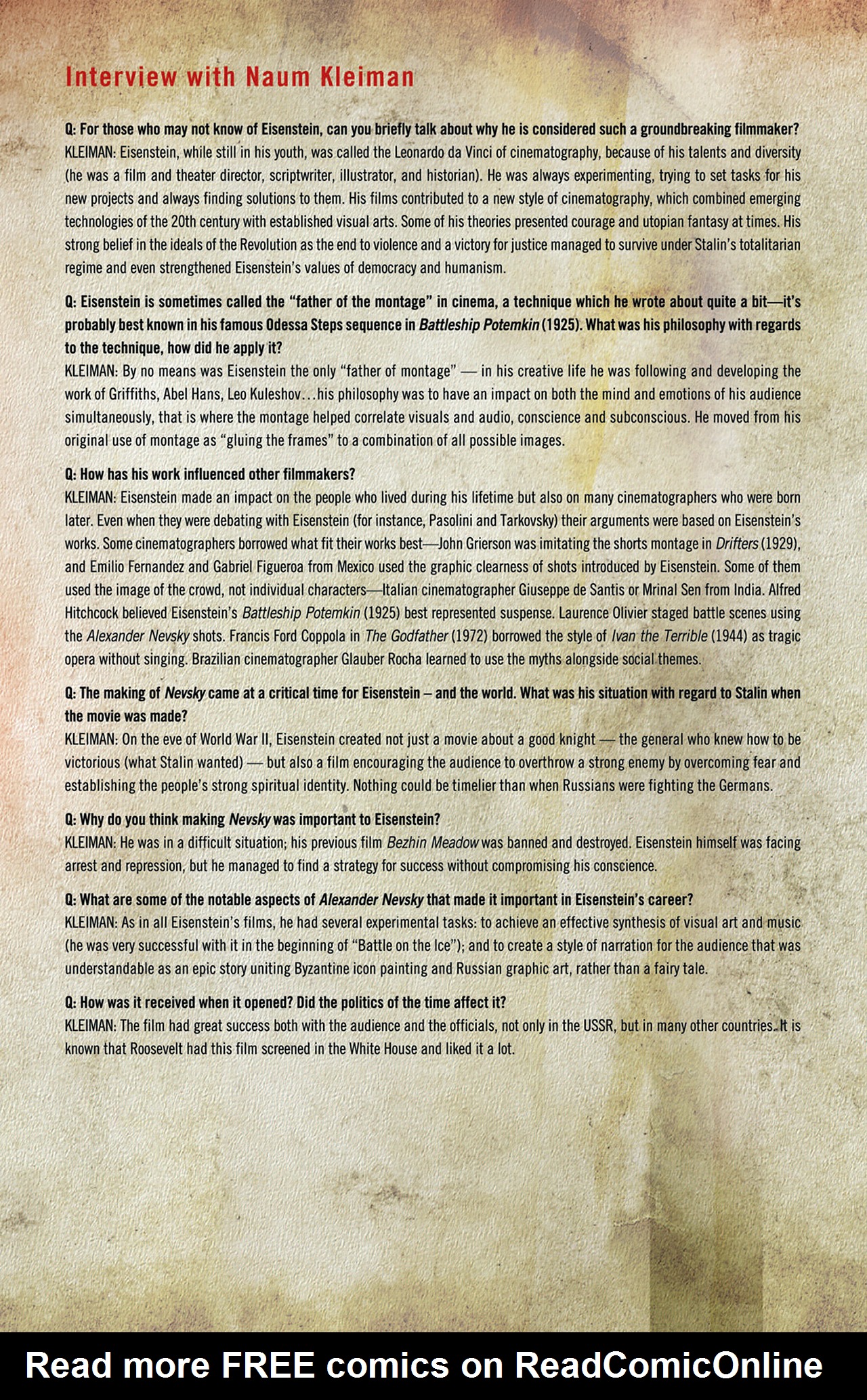 Read online Nevsky: A Hero of the People comic -  Issue # TPB - 123