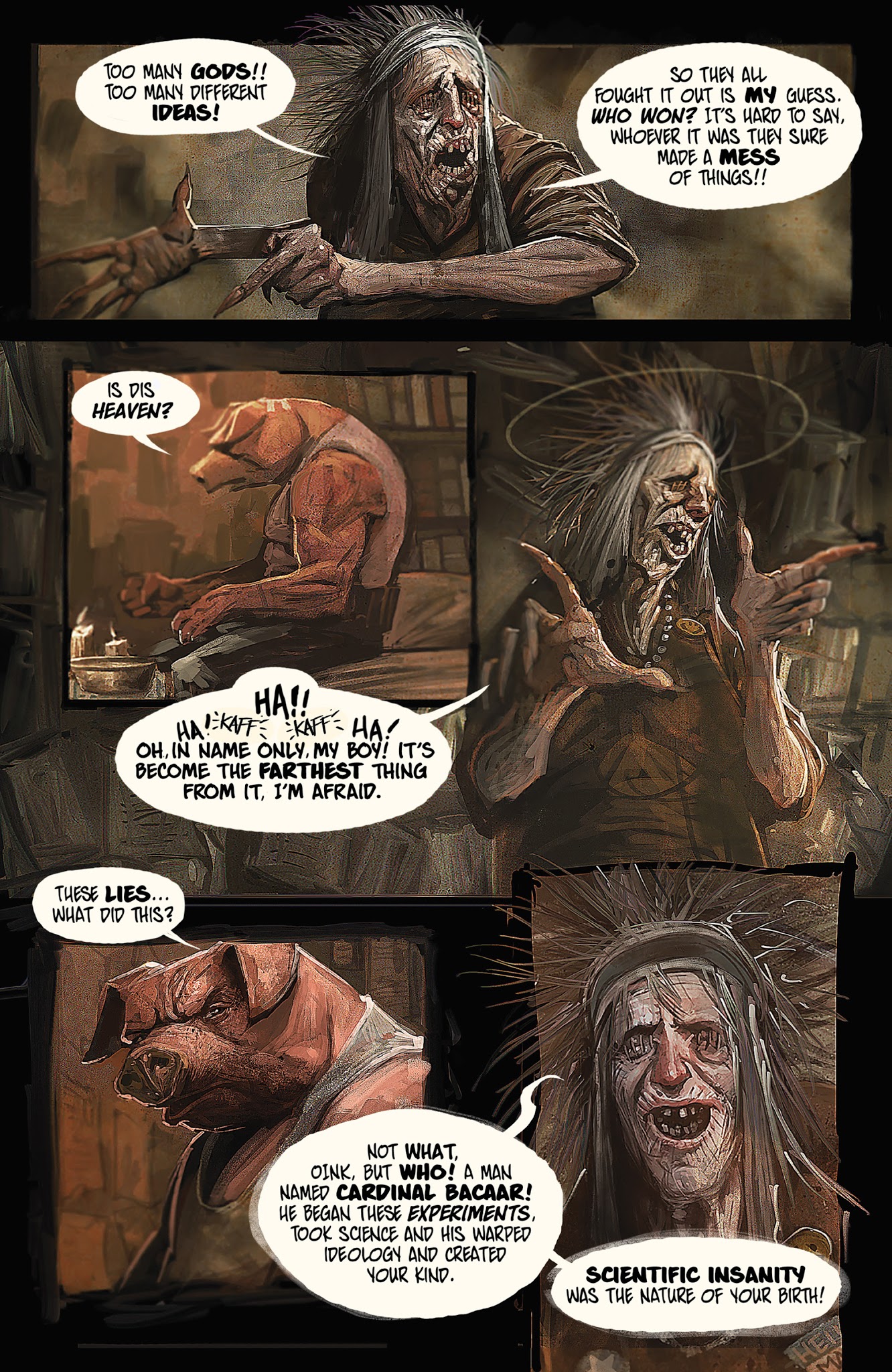 Read online Oink: Heaven's Butcher comic -  Issue # TPB - 64