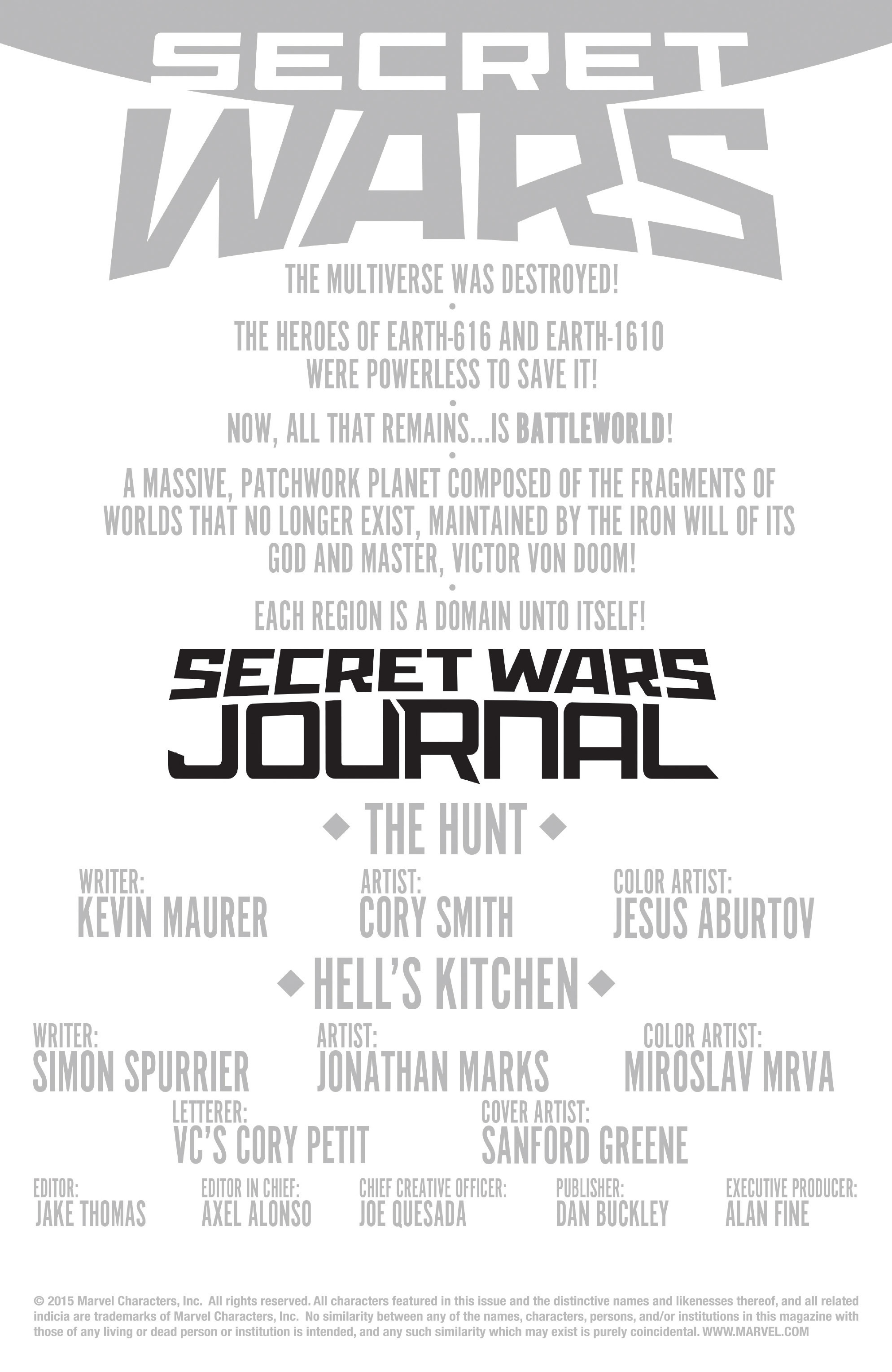 Read online Secret Wars Journal/Battleworld comic -  Issue # TPB - 26