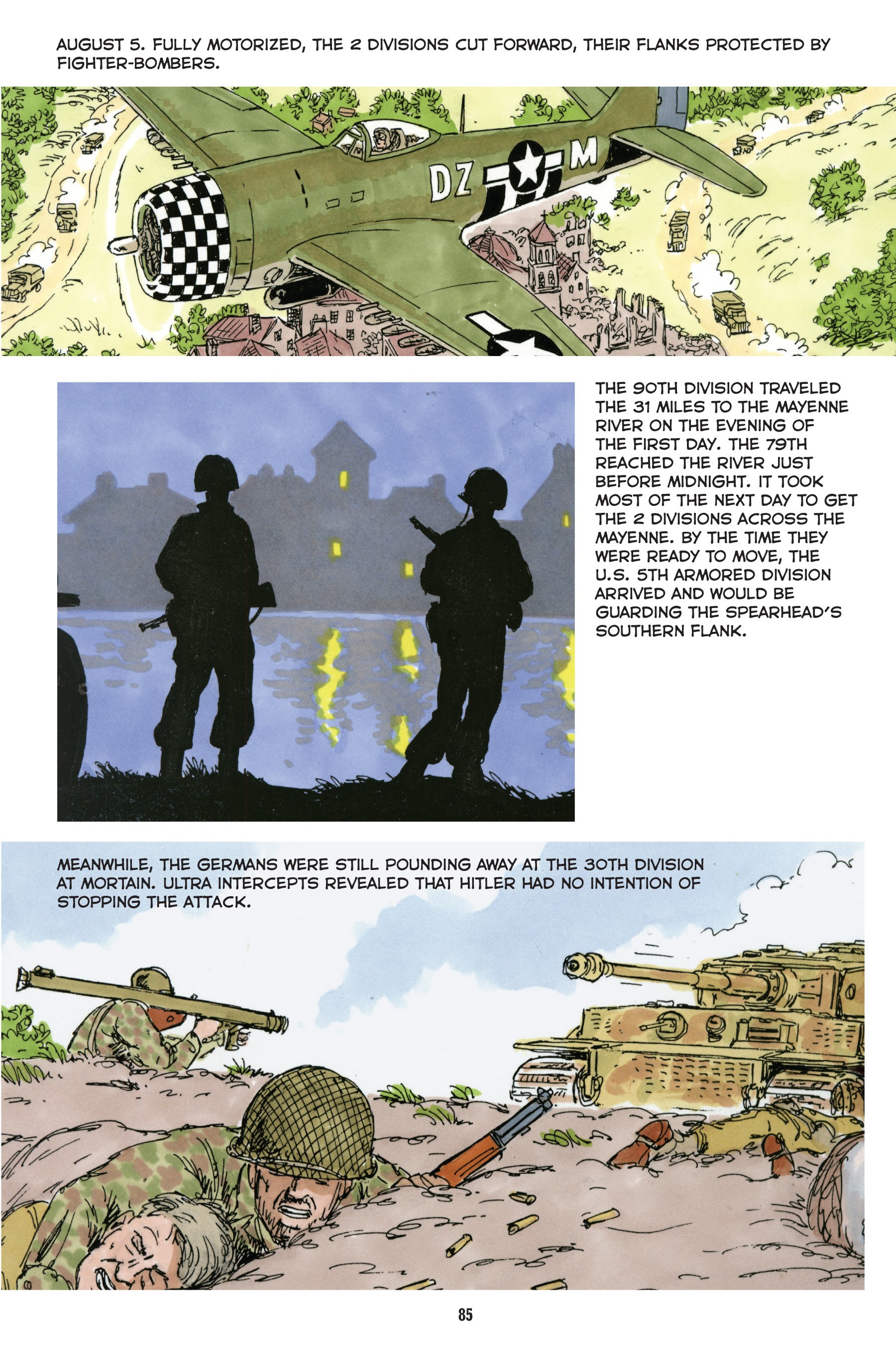 Read online Normandy: A Graphic History of D-Day, the Allied Invasion of Hitler's Fortress Europe comic -  Issue # TPB - 86