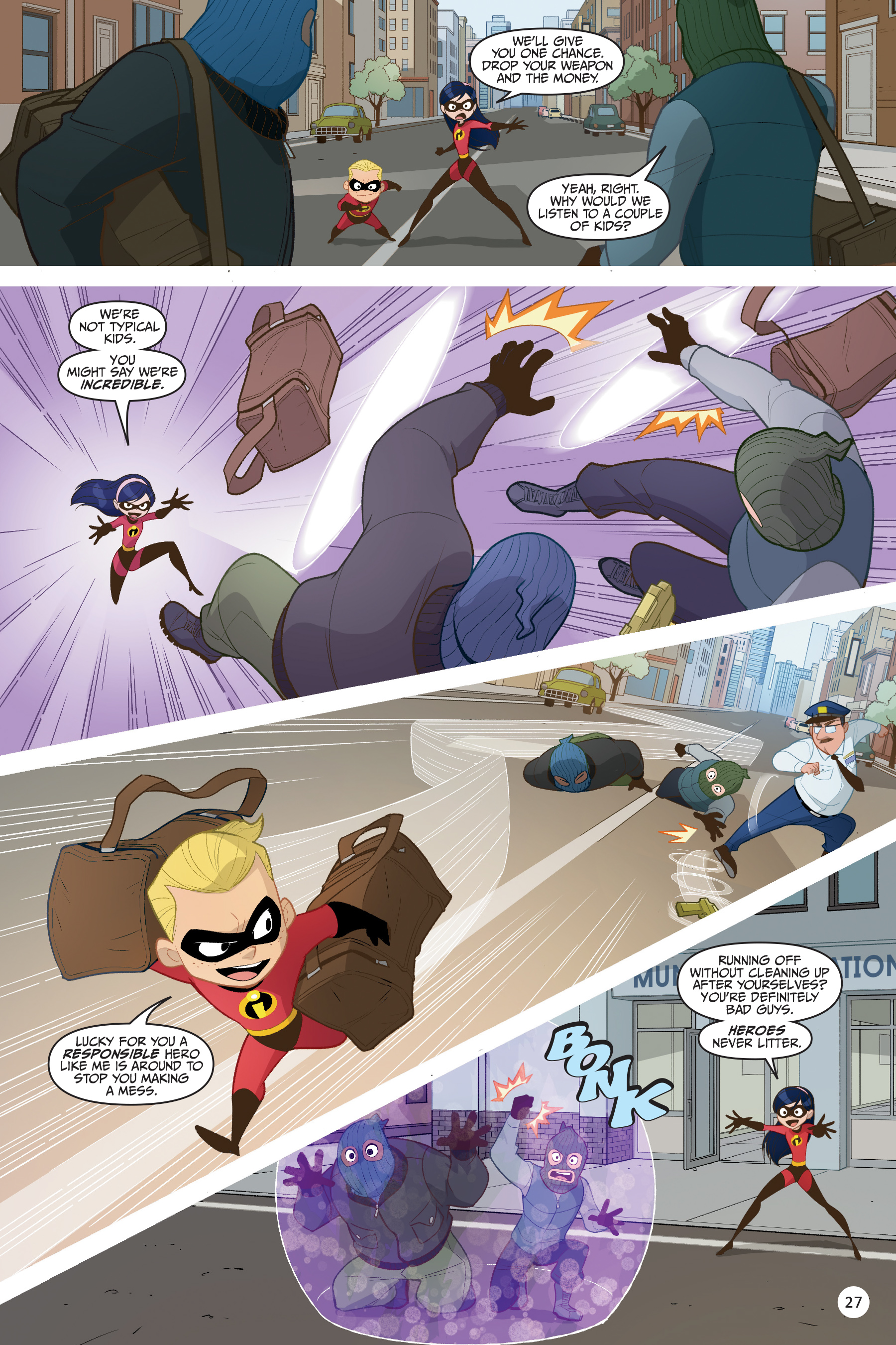 Read online Disney / Pixar The Incredibles 2: Crisis In Mid-Life! & Other Stories comic -  Issue # _TPB - 27