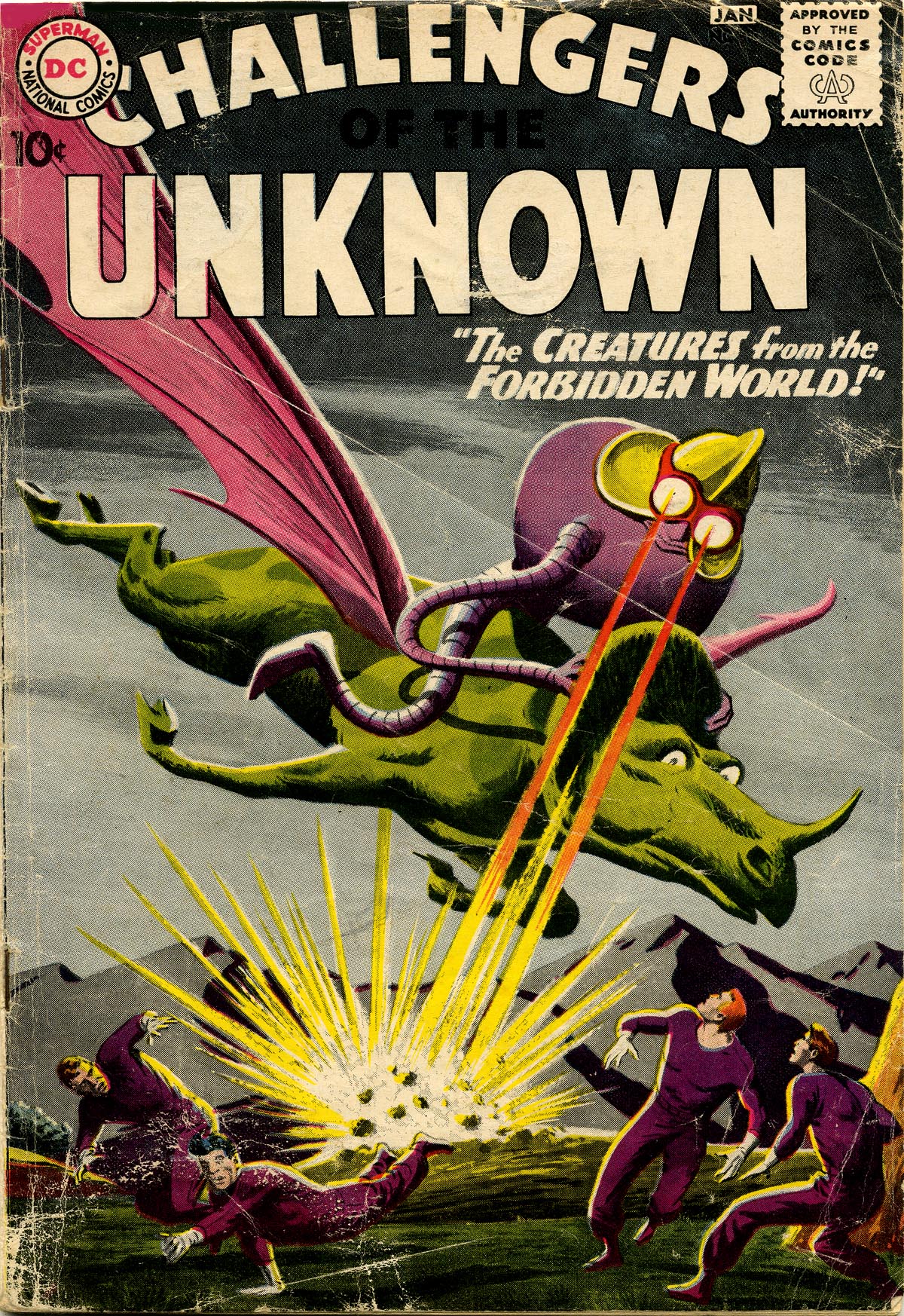 Read online Challengers of the Unknown (1958) comic -  Issue #11 - 1