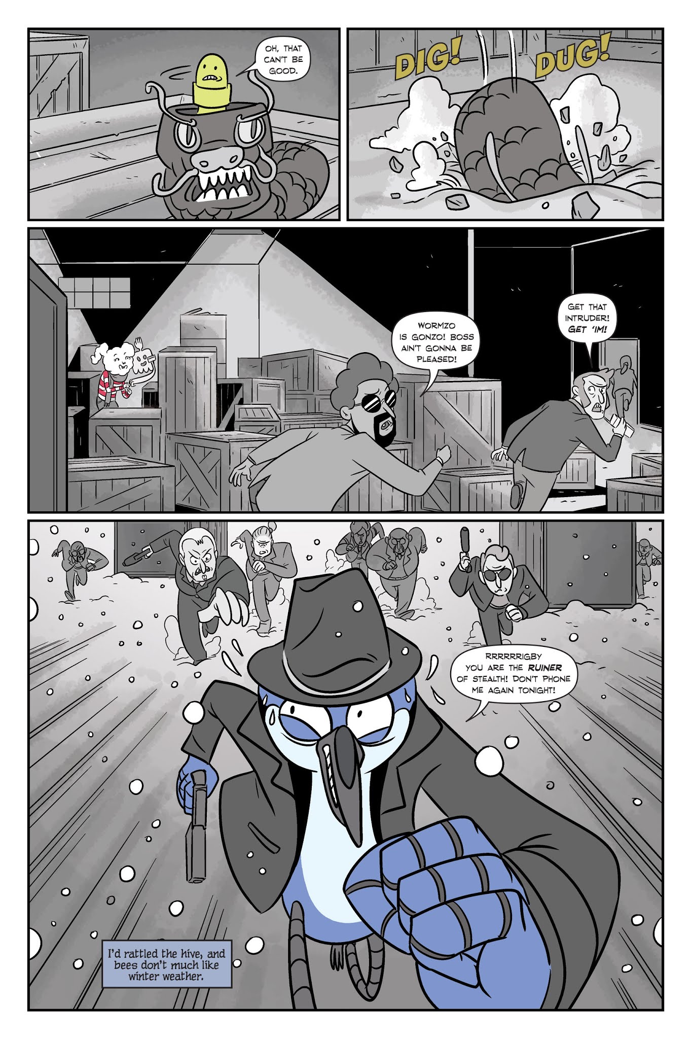 Read online Regular Show: Noir Means Noir, Buddy comic -  Issue # TPB (Part 1) - 56