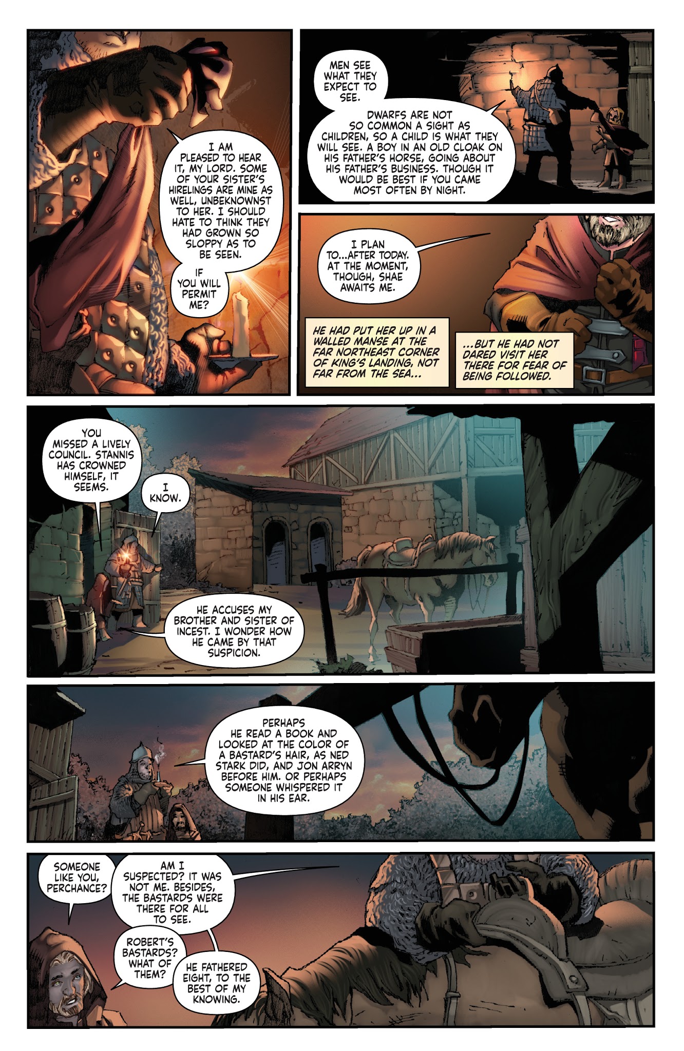 Read online A Clash of Kings comic -  Issue #8 - 12