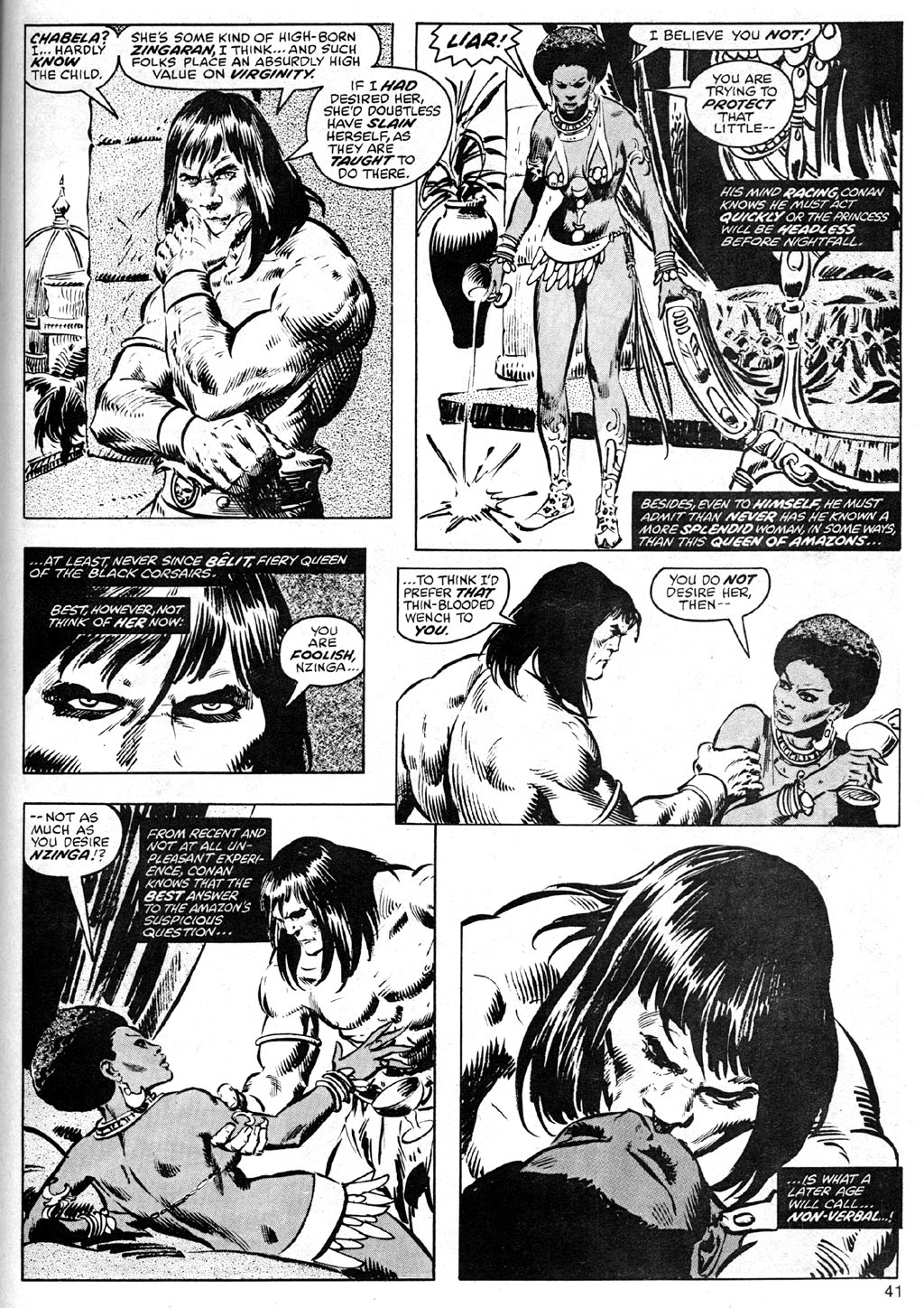 Read online The Savage Sword Of Conan comic -  Issue #41 - 41