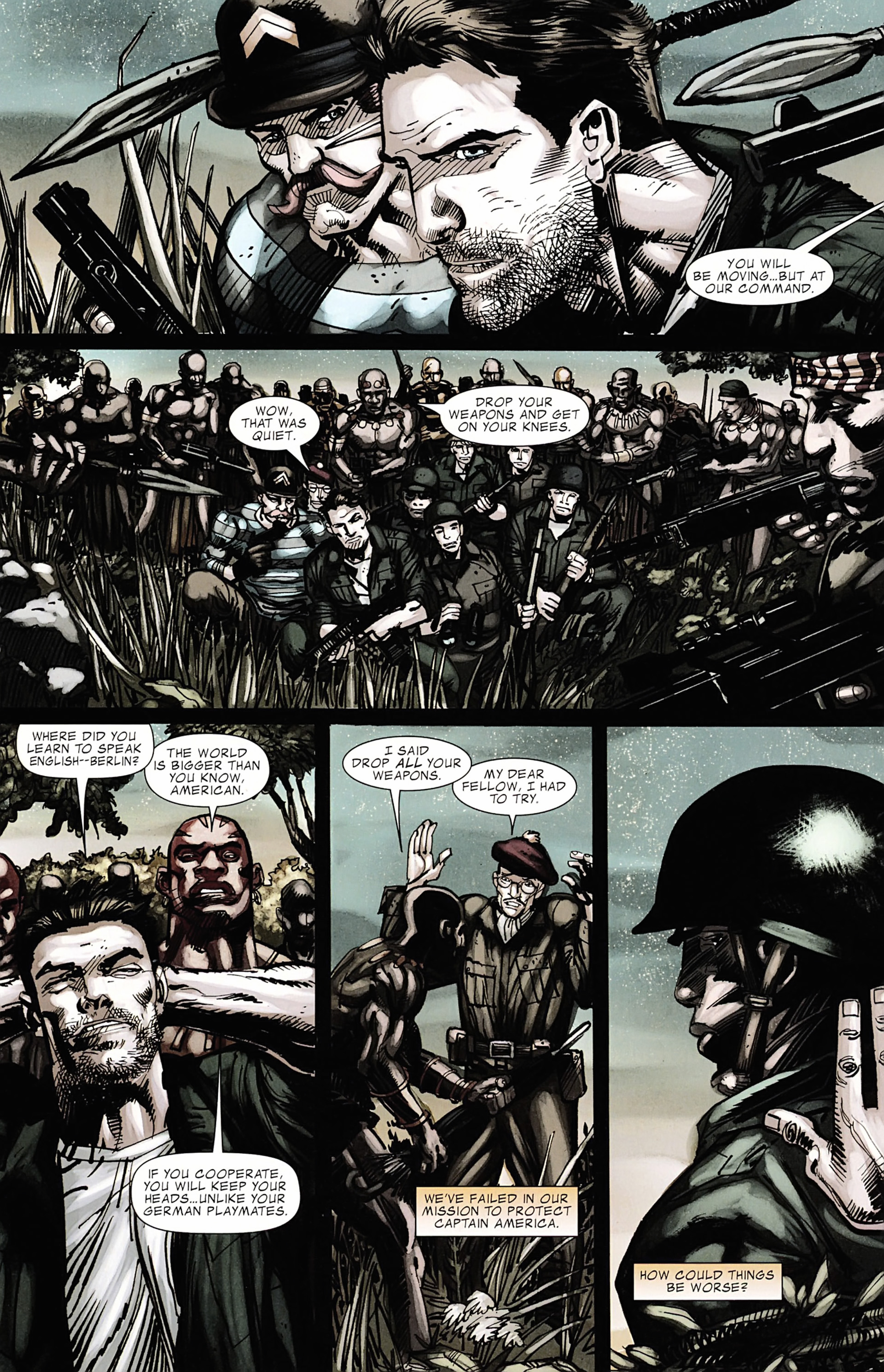 Read online Black Panther/Captain America: Flags Of Our Fathers comic -  Issue #1 - 22