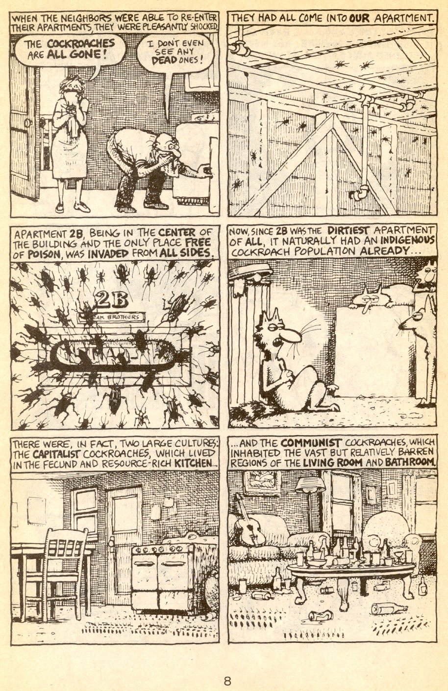 Read online Adventures of Fat Freddy's Cat comic -  Issue #6 - 10