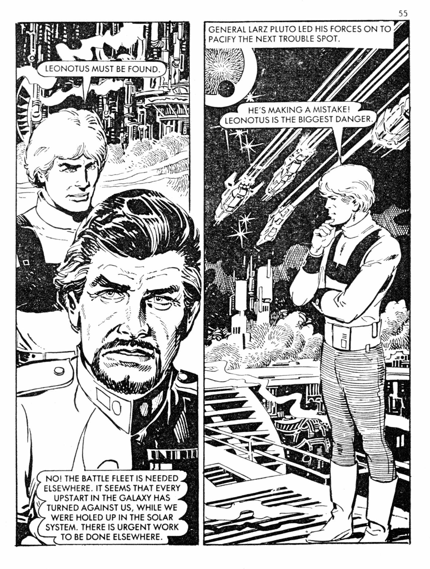 Read online Starblazer comic -  Issue #146 - 55