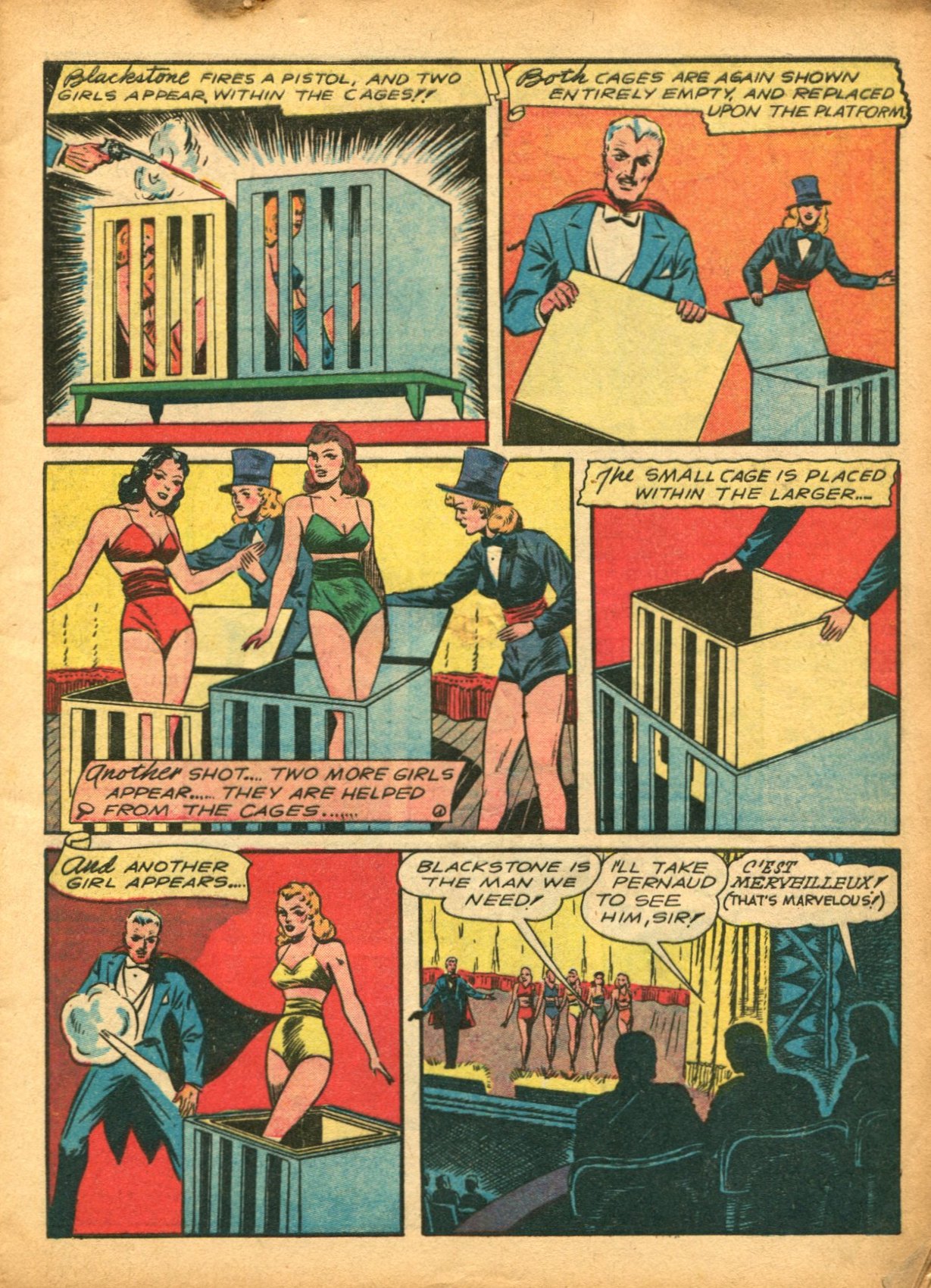 Read online Super-Magician Comics comic -  Issue #5 - 7