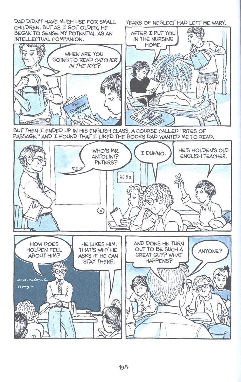 Read online Fun Home: A Family Tragicomic comic -  Issue # TPB - 204