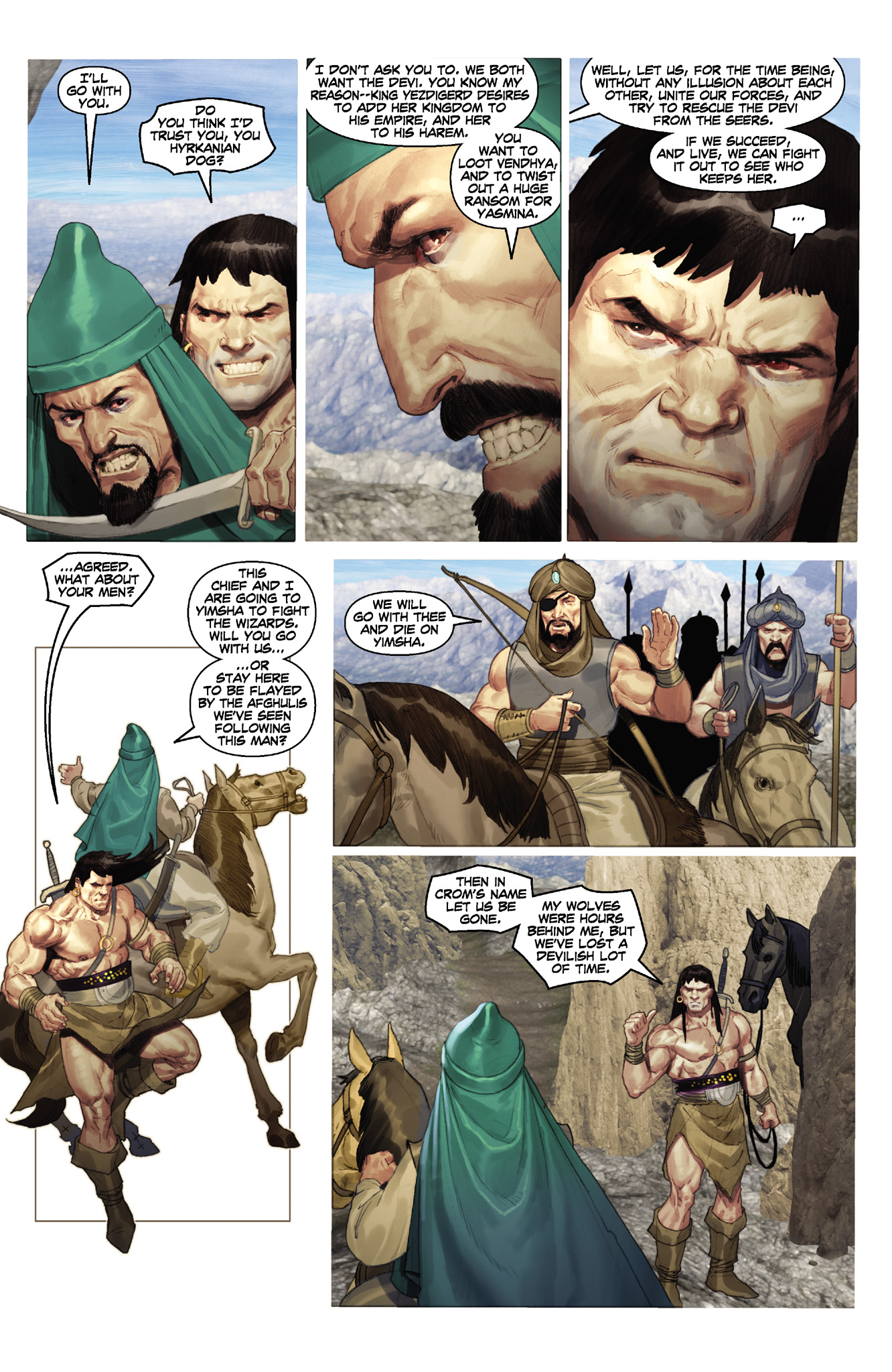 Read online Conan and the People of the Black Circle comic -  Issue #3 - 16