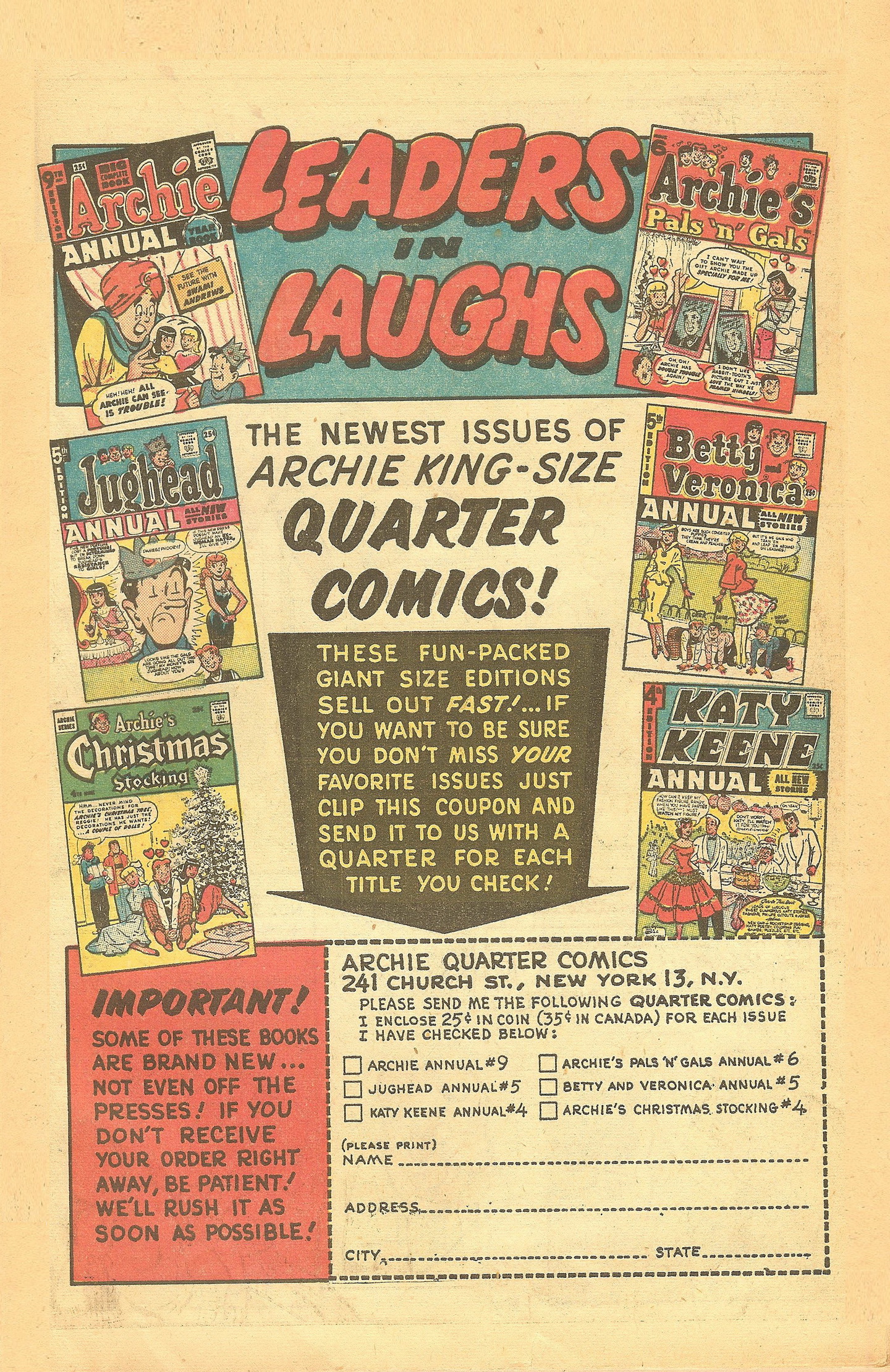 Read online Archie's Pal Jughead Annual comic -  Issue #6 - 59