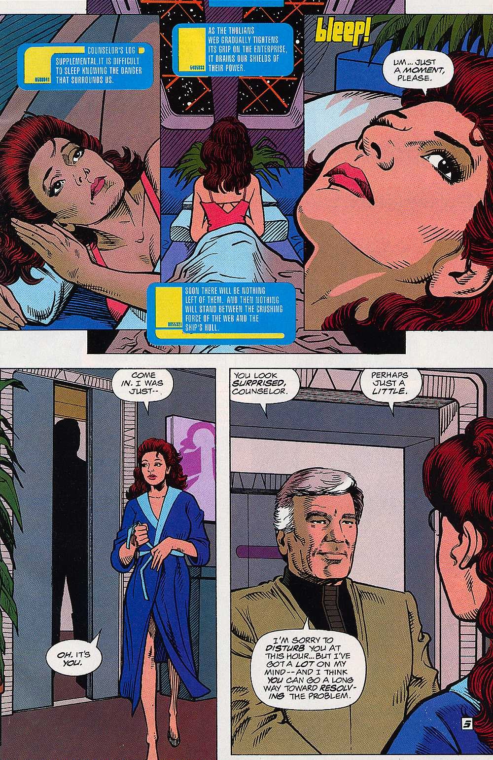 Read online Star Trek: The Next Generation (1989) comic -  Issue #73 - 5