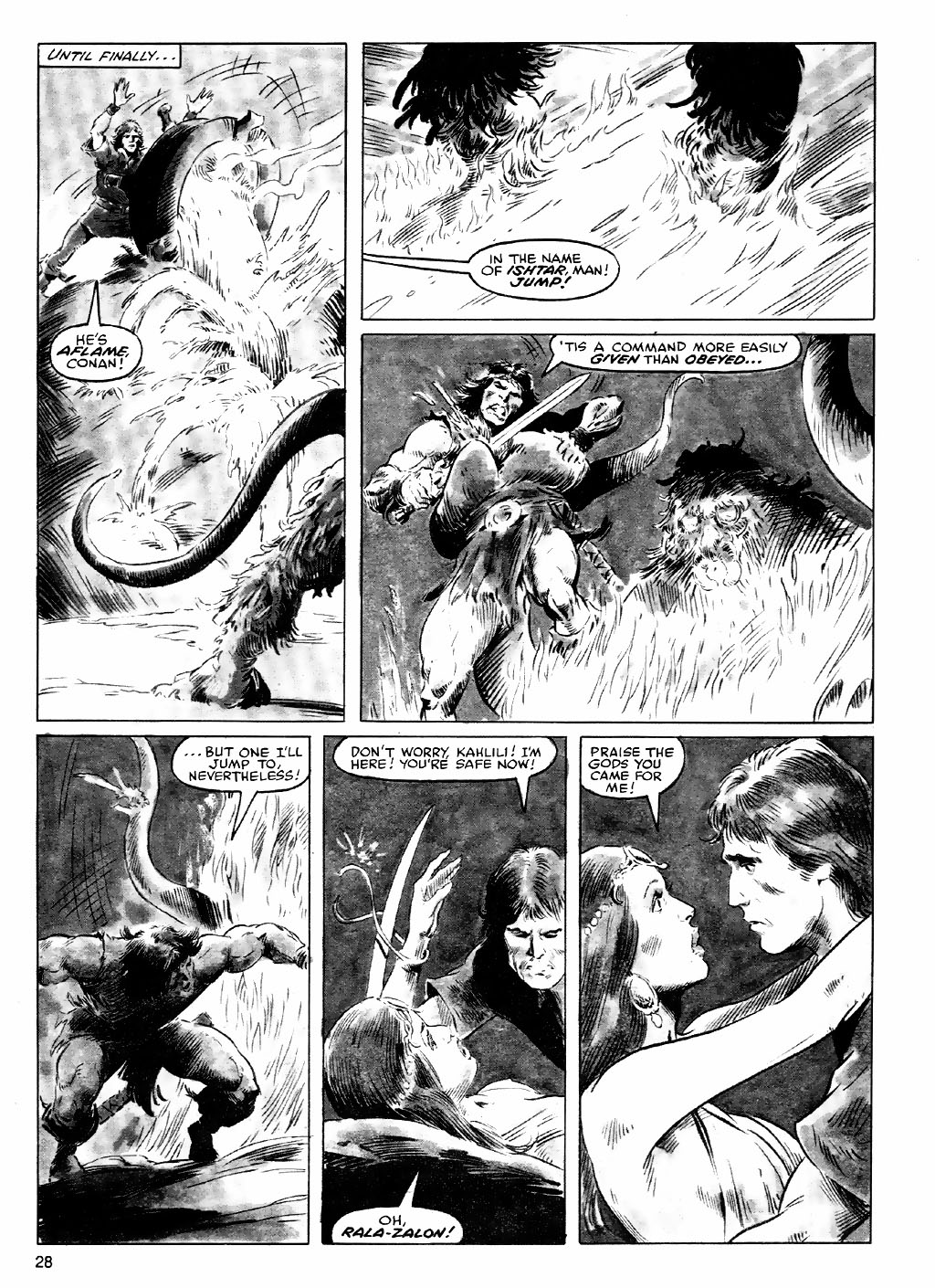Read online The Savage Sword Of Conan comic -  Issue #84 - 28