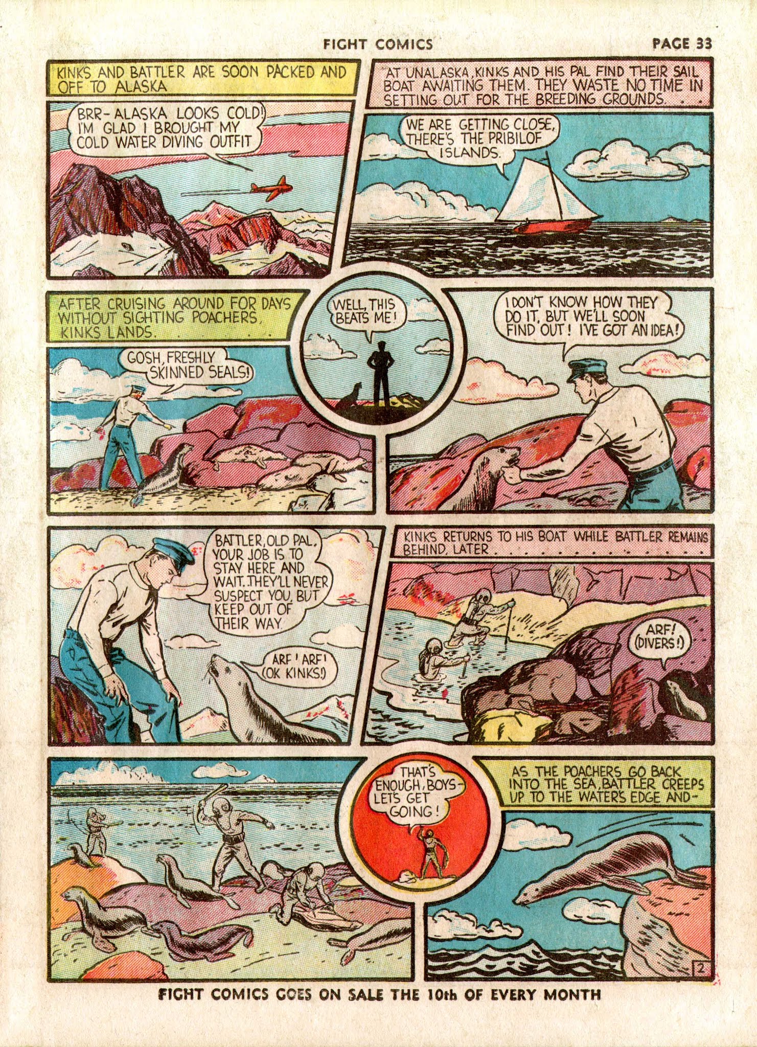 Read online Fight Comics comic -  Issue #7 - 36