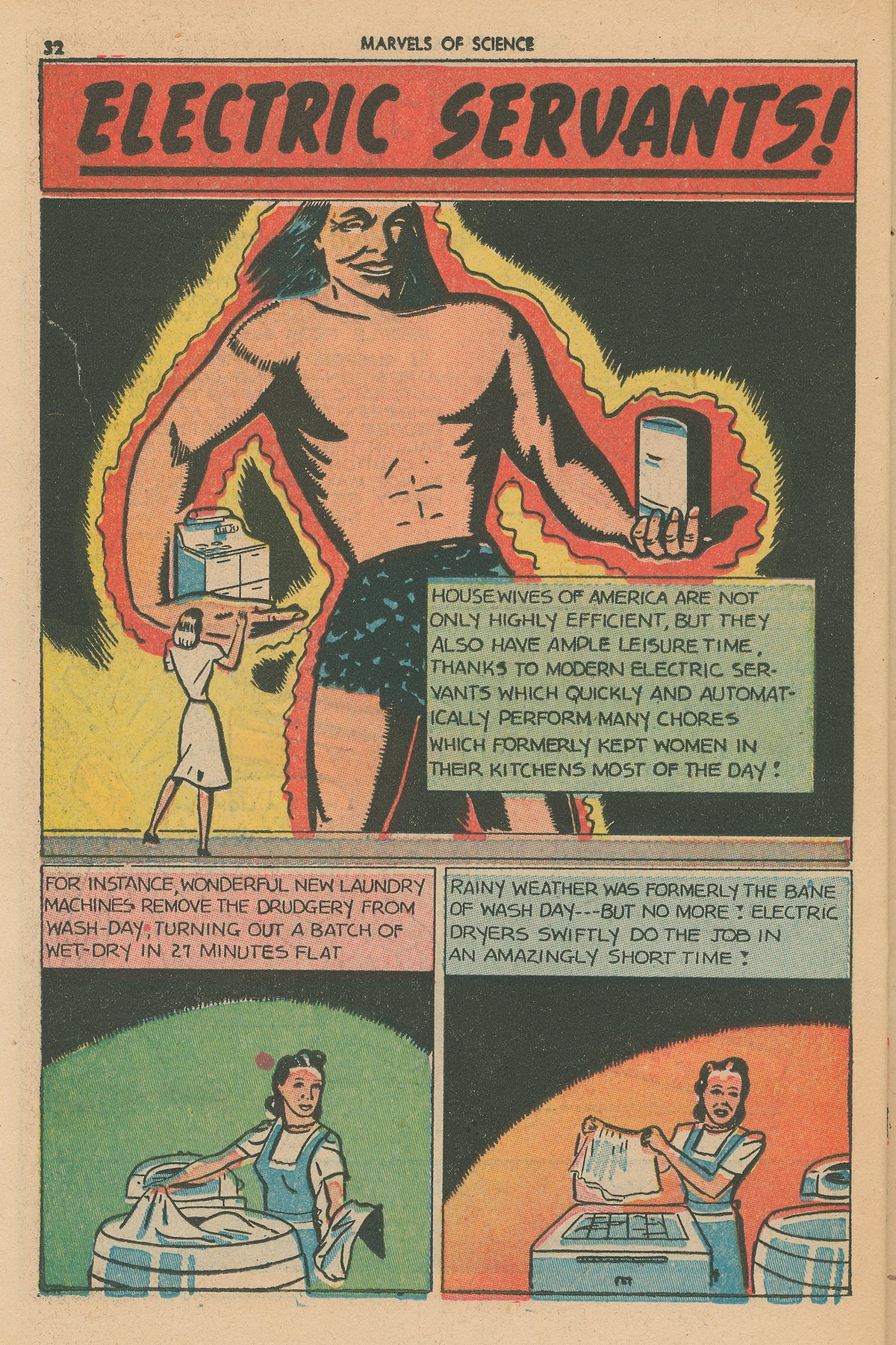 Read online Marvels Of Science comic -  Issue #3 - 34