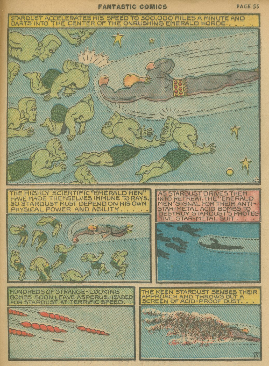 Read online Fantastic Comics comic -  Issue #8 - 57