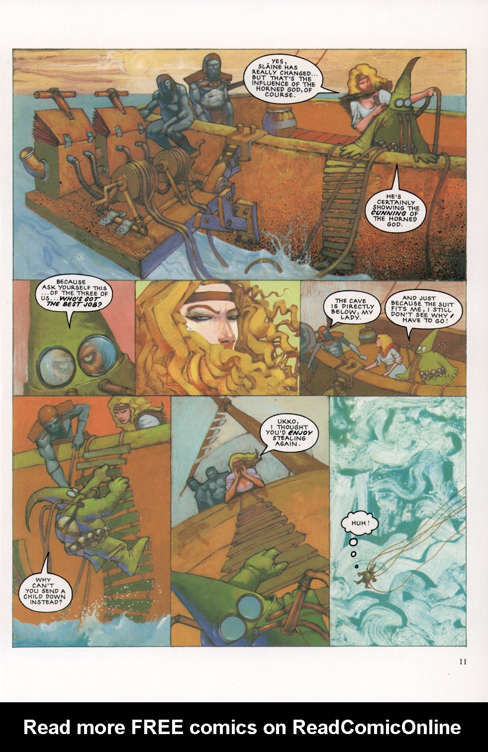 Read online Slaine: The Horned God (1993) comic -  Issue #4 - 12