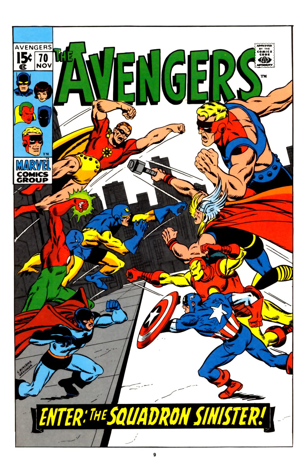 Read online The Avengers (1963) comic -  Issue #70 - 1