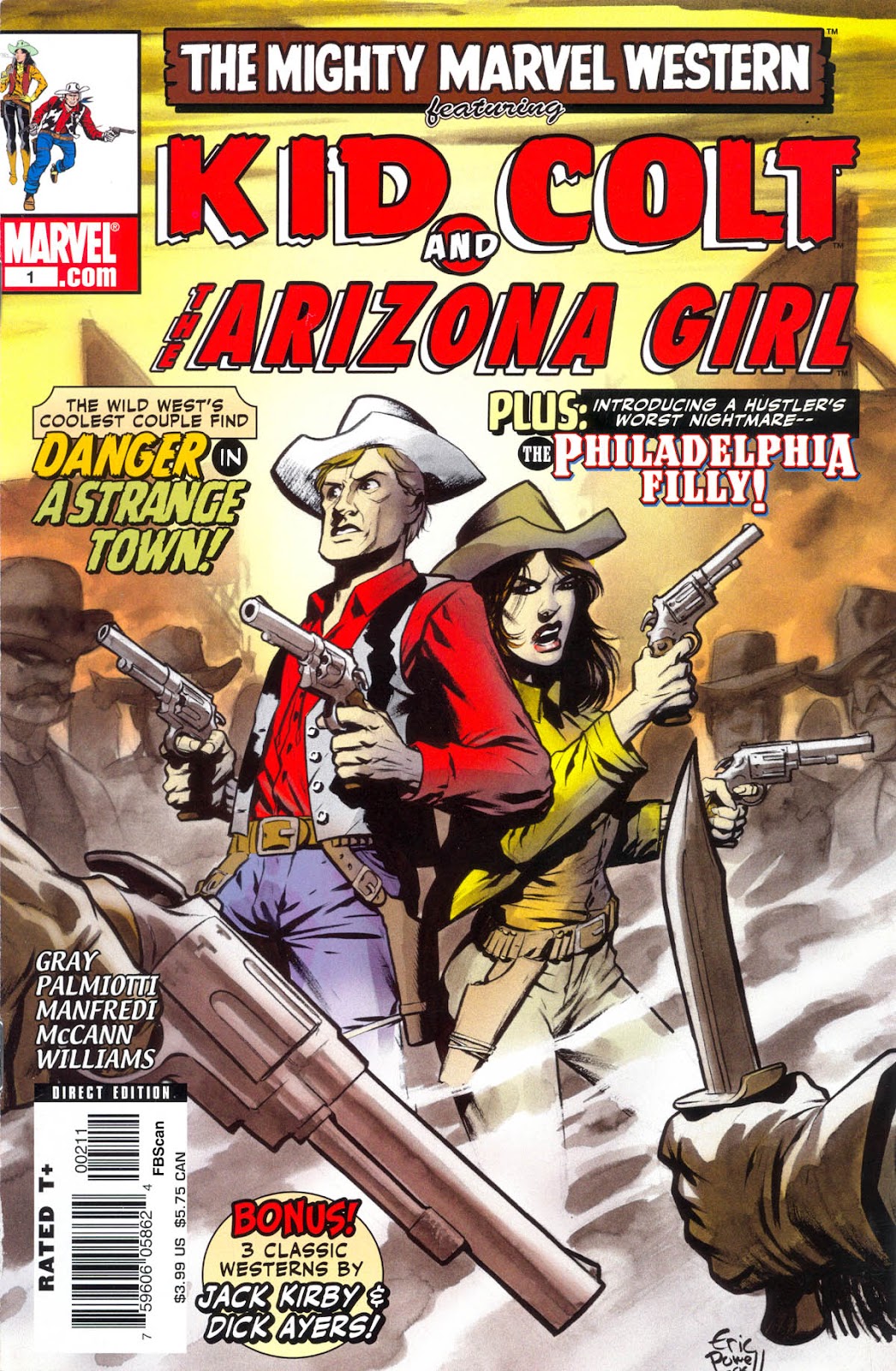 <{ $series->title }} issue Kid Colt and the Arizona Girl - Page 1