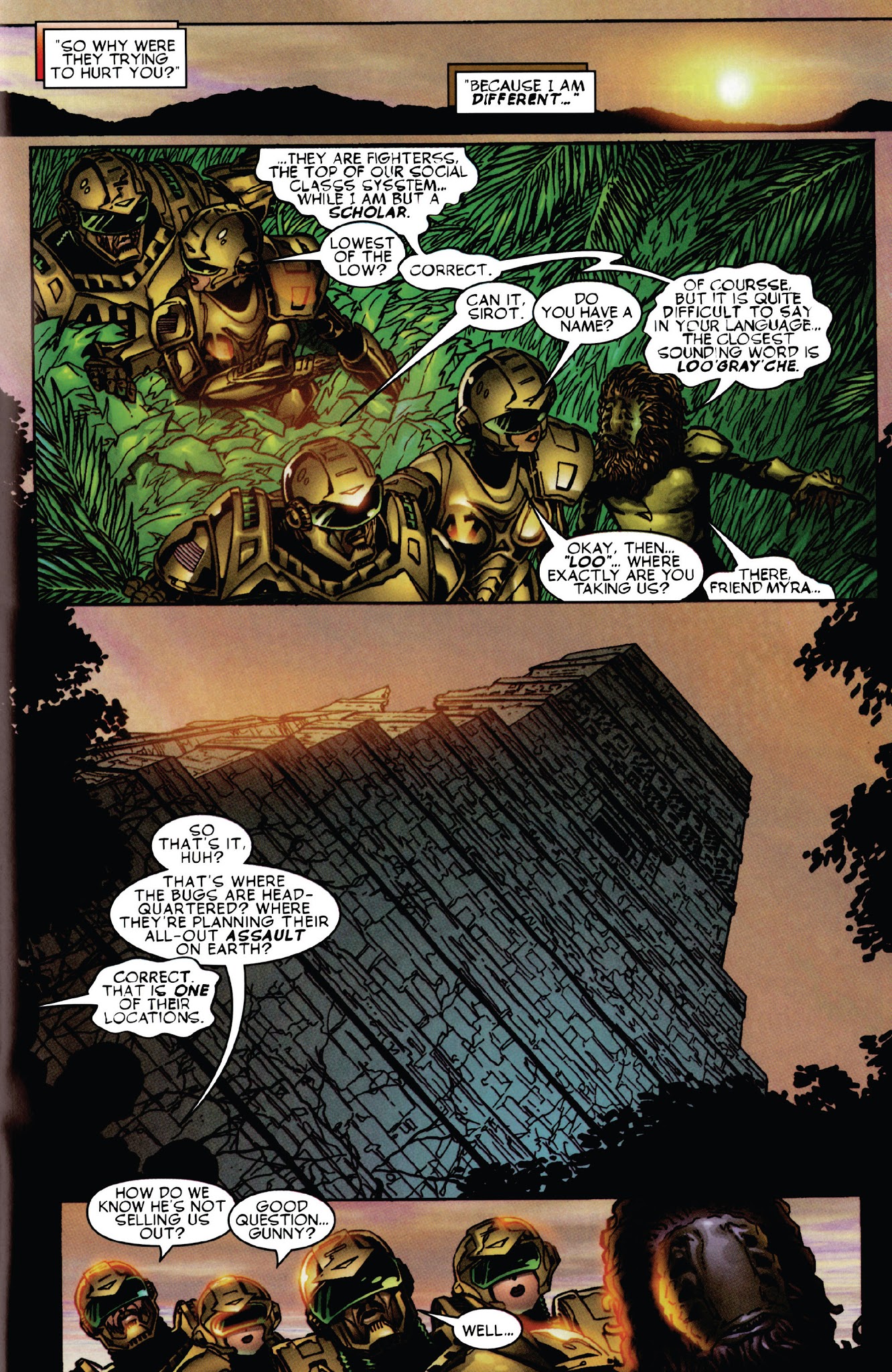Read online Armorines (1999) comic -  Issue #2 - 14