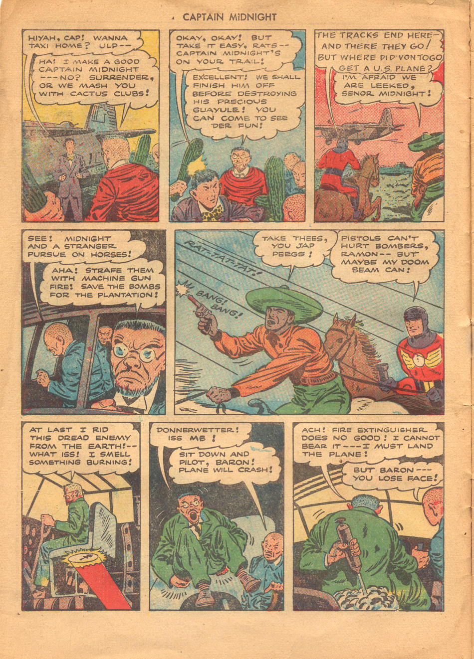 Read online Captain Midnight (1942) comic -  Issue #23 - 10