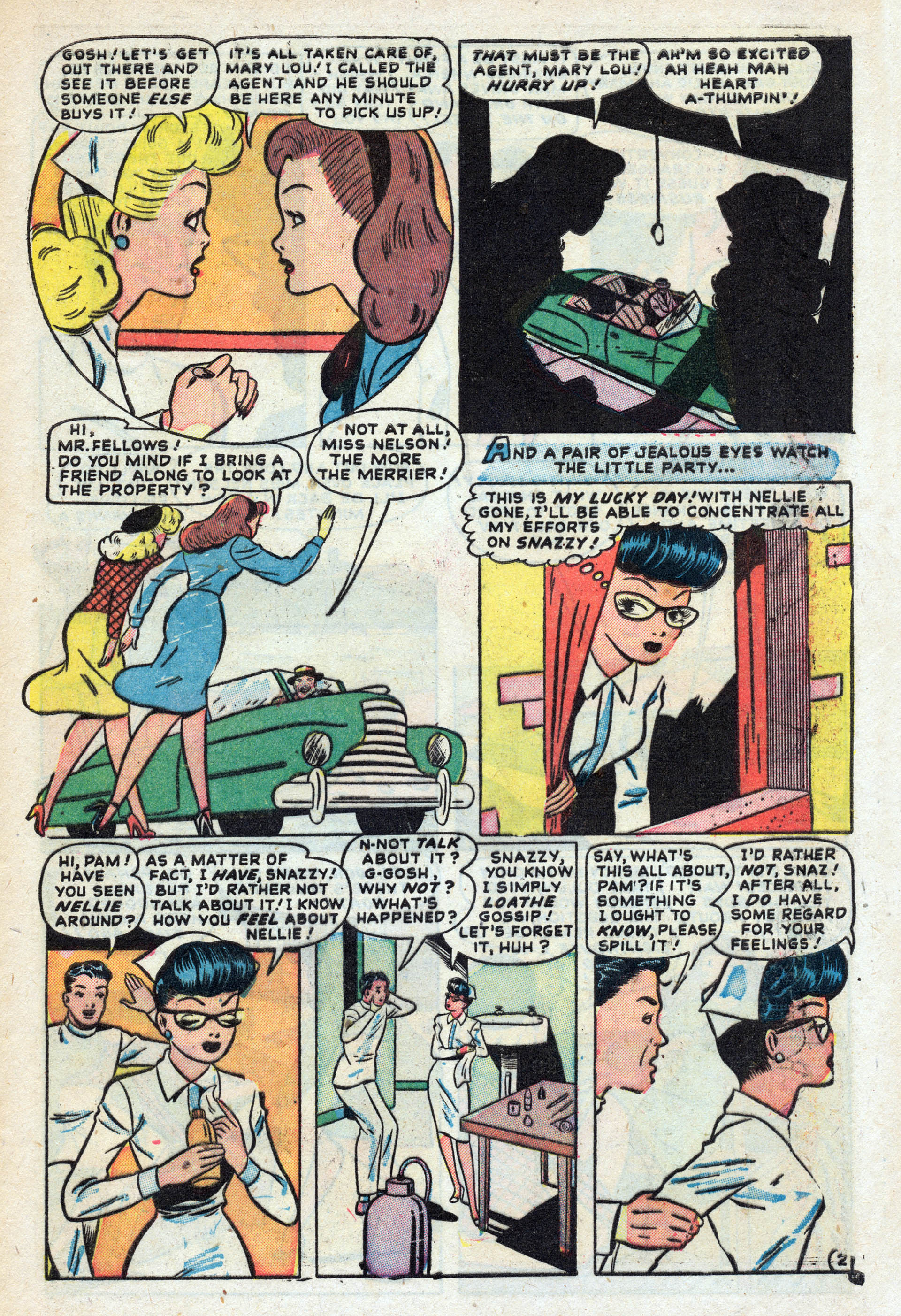 Read online Nellie The Nurse (1945) comic -  Issue #17 - 11