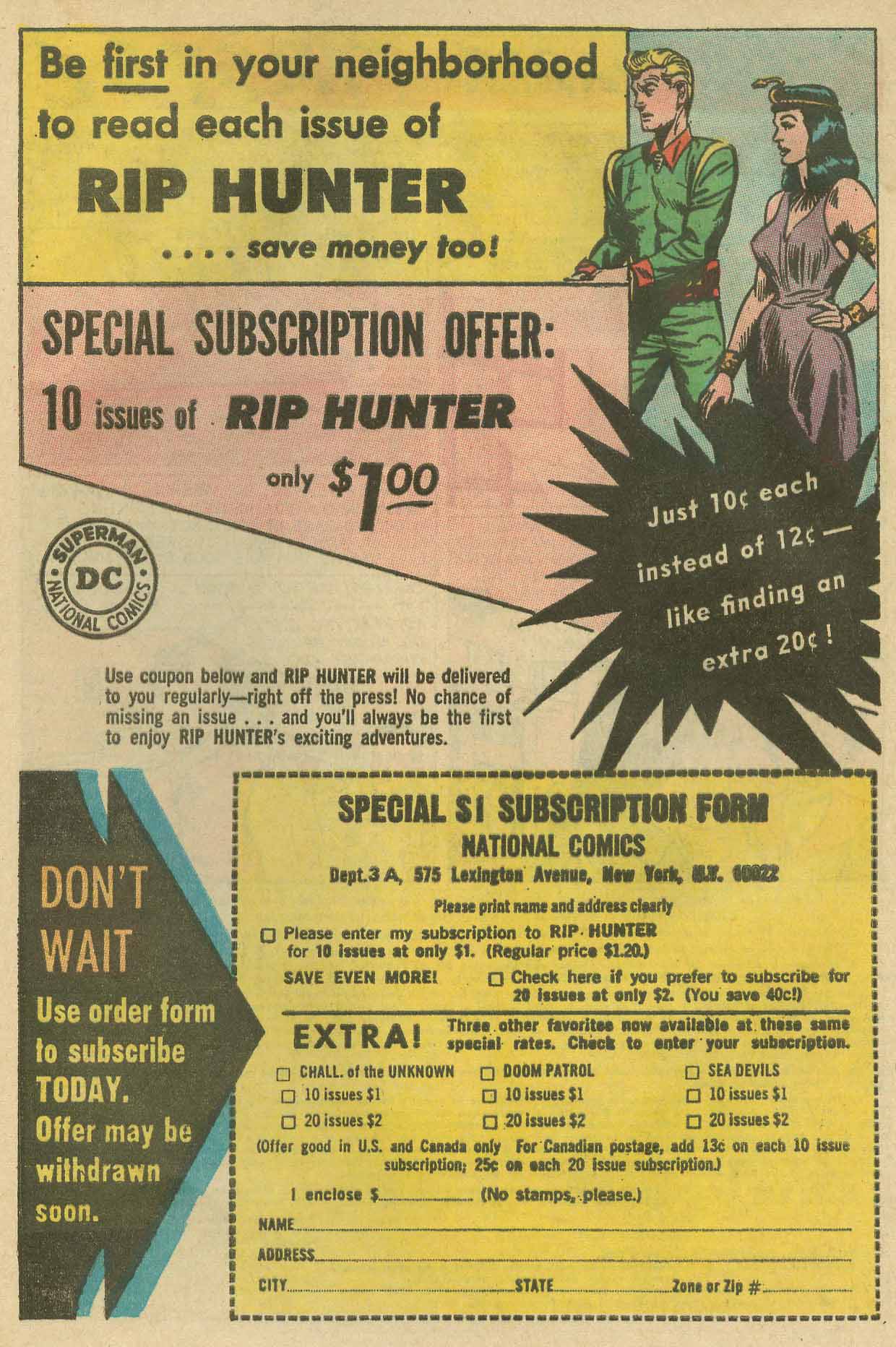 Read online Rip Hunter...Time Master comic -  Issue #21 - 24