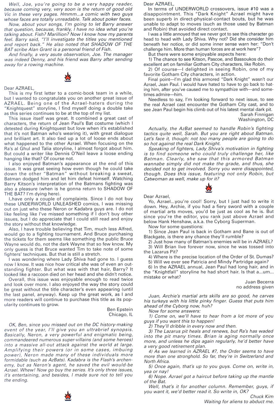 Read online Azrael (1995) comic -  Issue #15 - 25