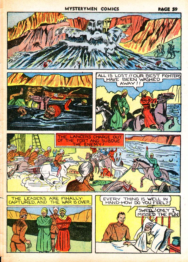 Read online Mystery Men Comics comic -  Issue #4 - 61