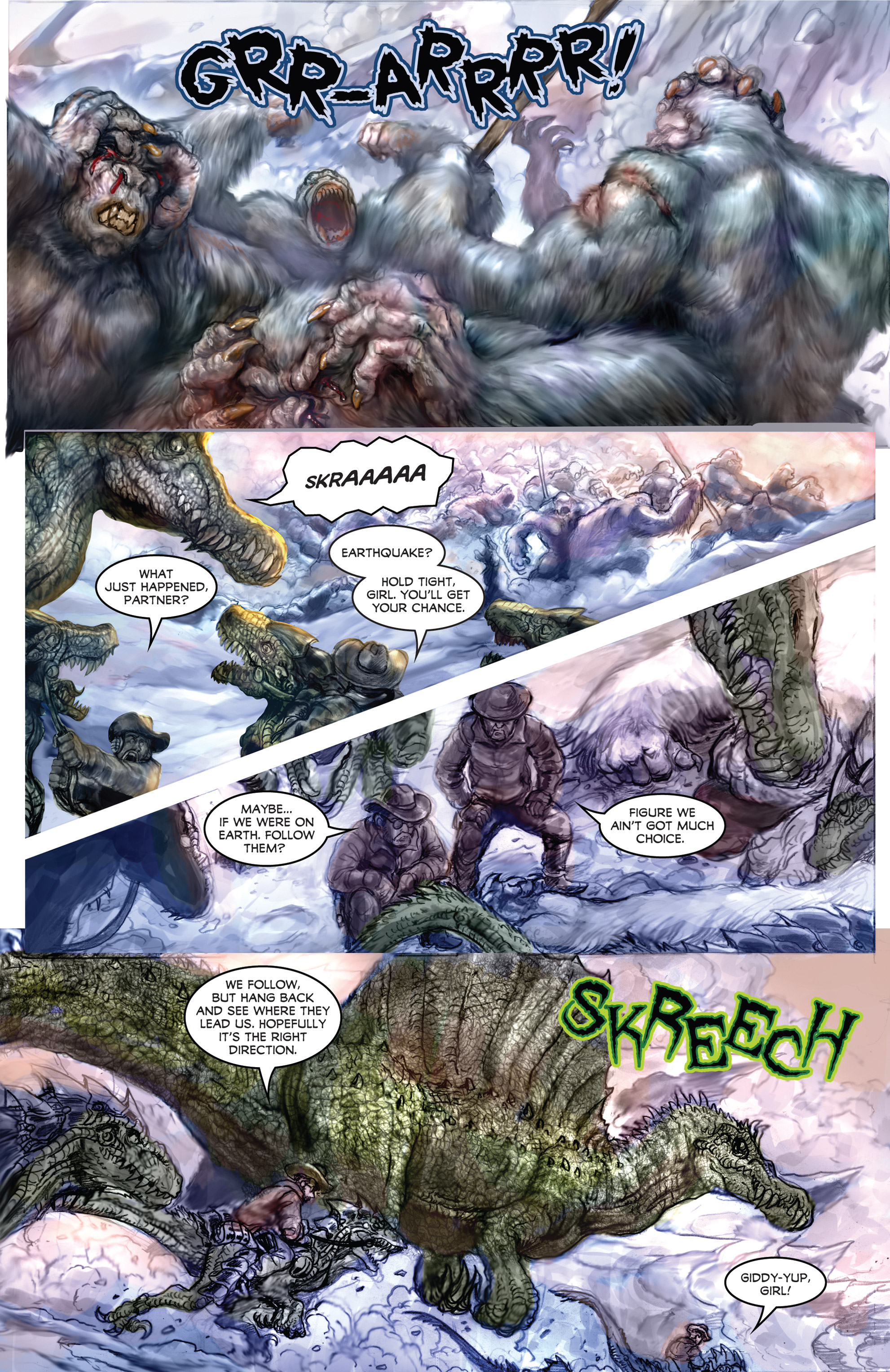 Read online American Mythology Dark: Werewolves vs Dinosaurs comic -  Issue #2 - 14