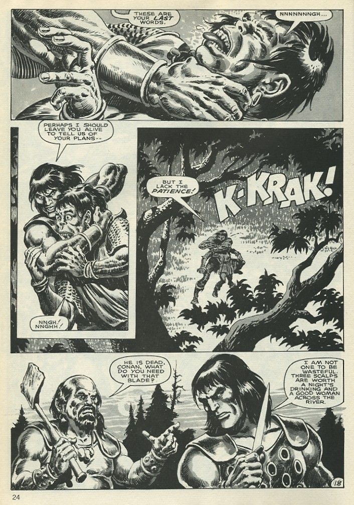 Read online The Savage Sword Of Conan comic -  Issue #137 - 25