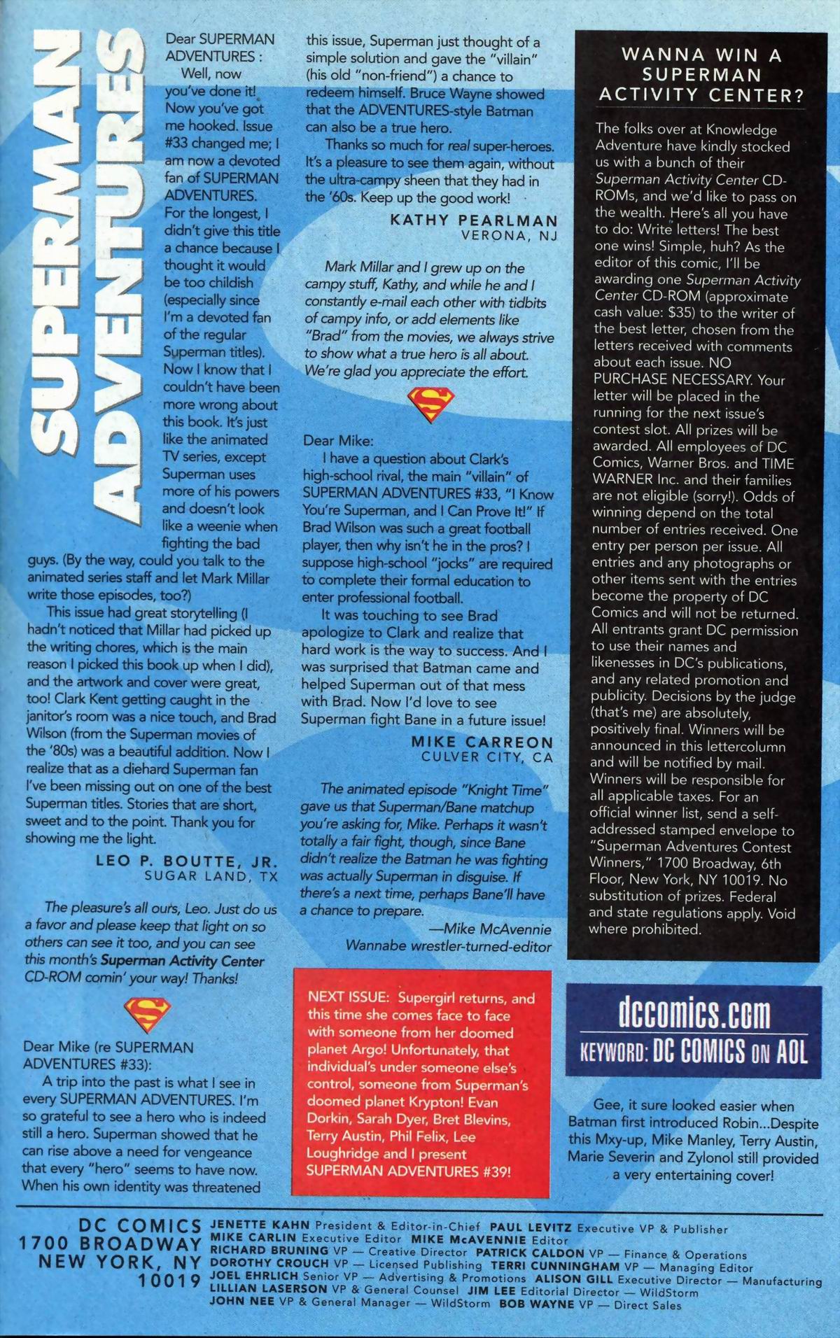 Read online Superman Adventures comic -  Issue #38 - 24