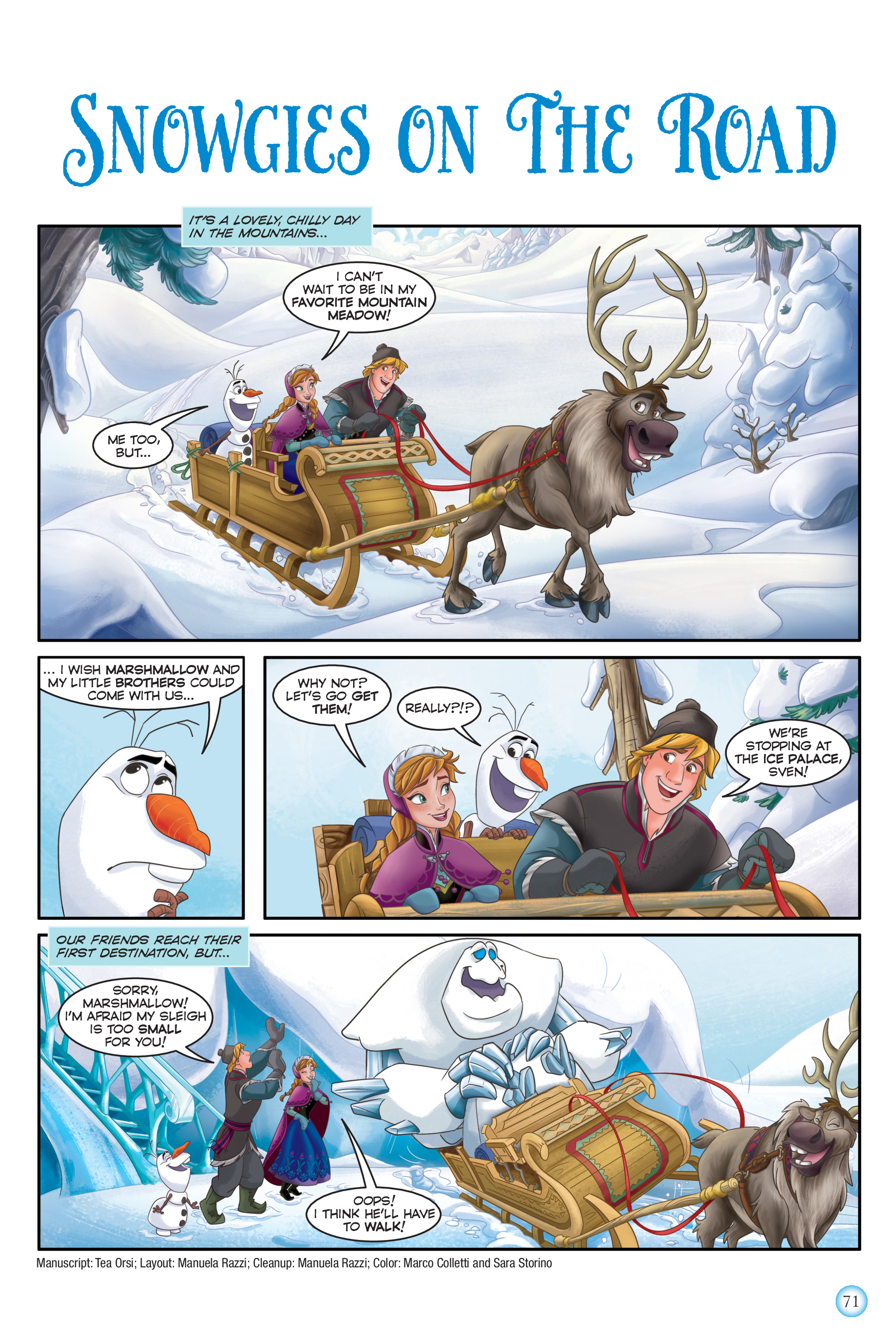 Read online Frozen Adventures: Snowy Stories comic -  Issue # TPB (Part 1) - 71