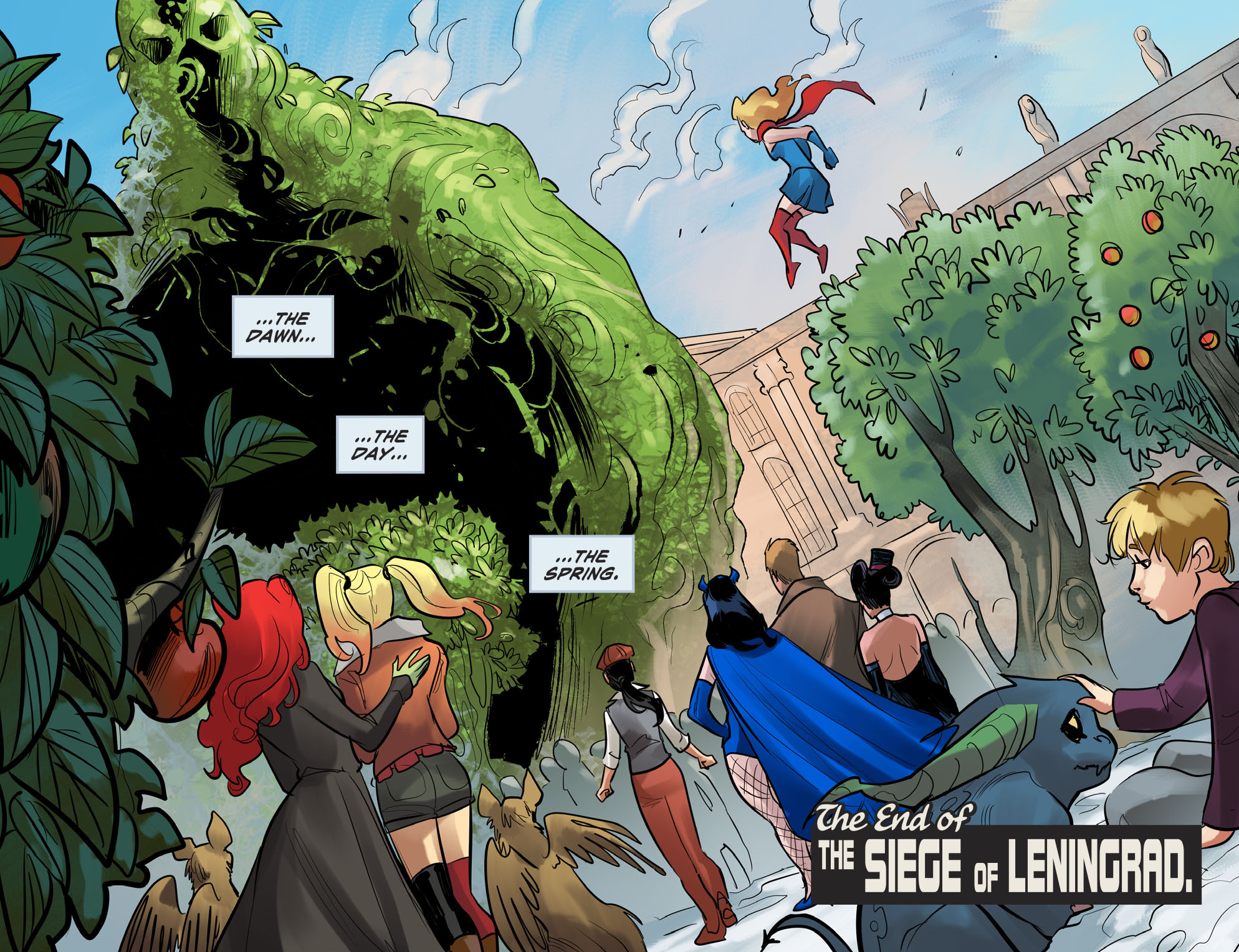 Read online DC Comics: Bombshells comic -  Issue #100 - 21
