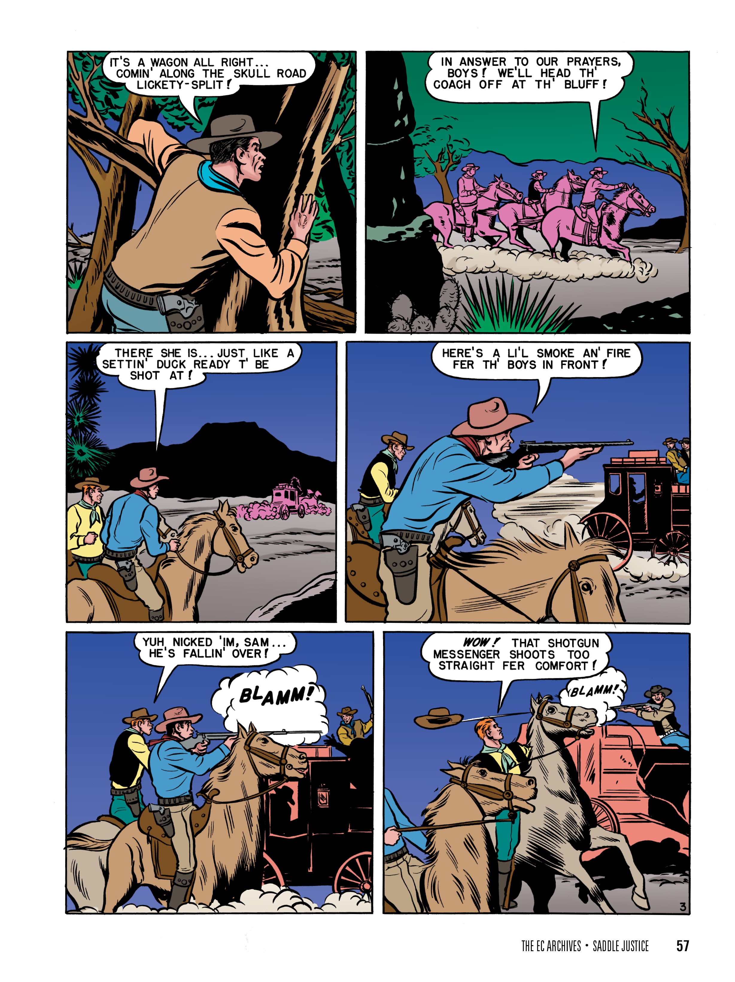 Read online The EC Archives: Saddle Justice comic -  Issue # TPB (Part 1) - 59