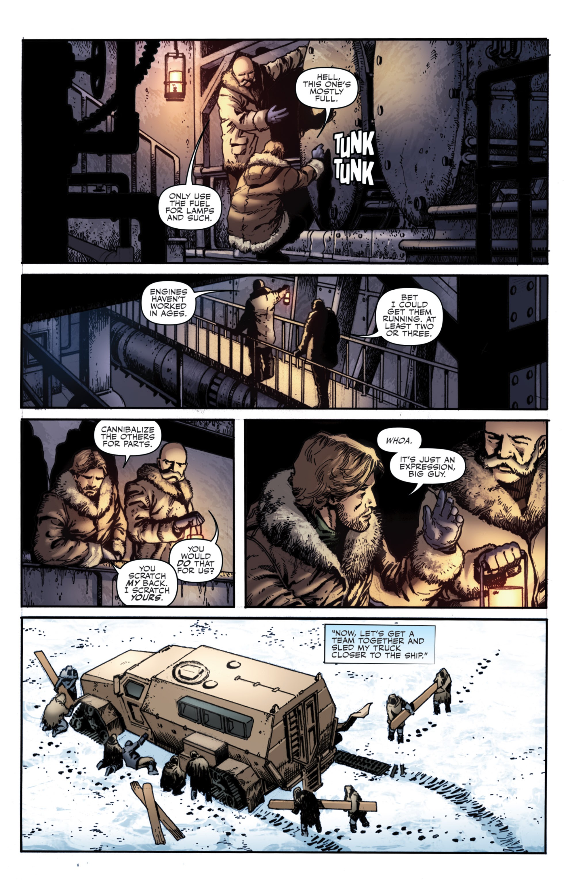 Read online Winterworld: Frozen Fleet comic -  Issue #2 - 15