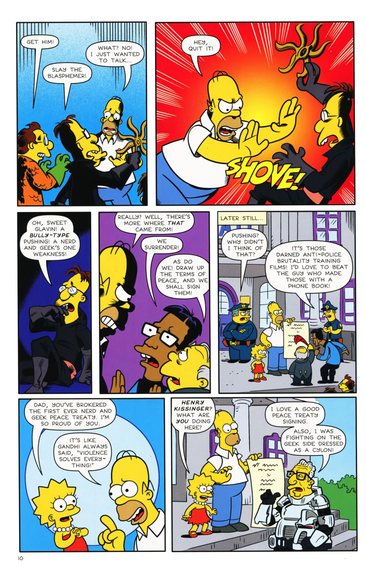 Read online Bongo Comics presents Comic Book Guy: The Comic Book comic -  Issue #3 - 8