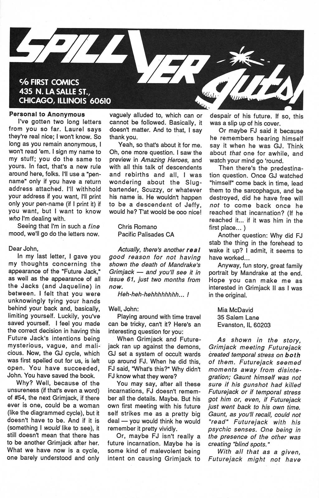 Read online Grimjack comic -  Issue #59 - 33